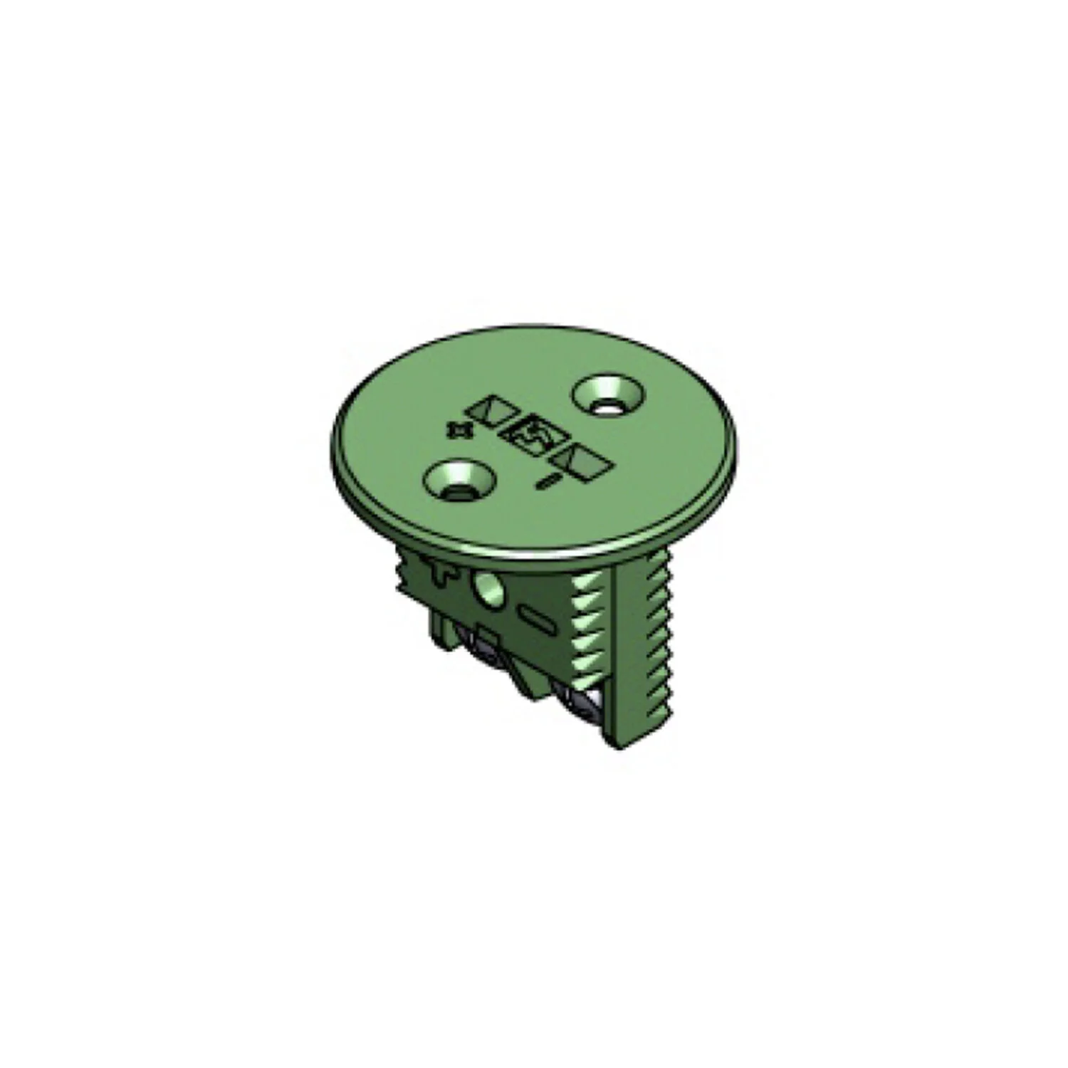 Round Insert Front mounted with screws