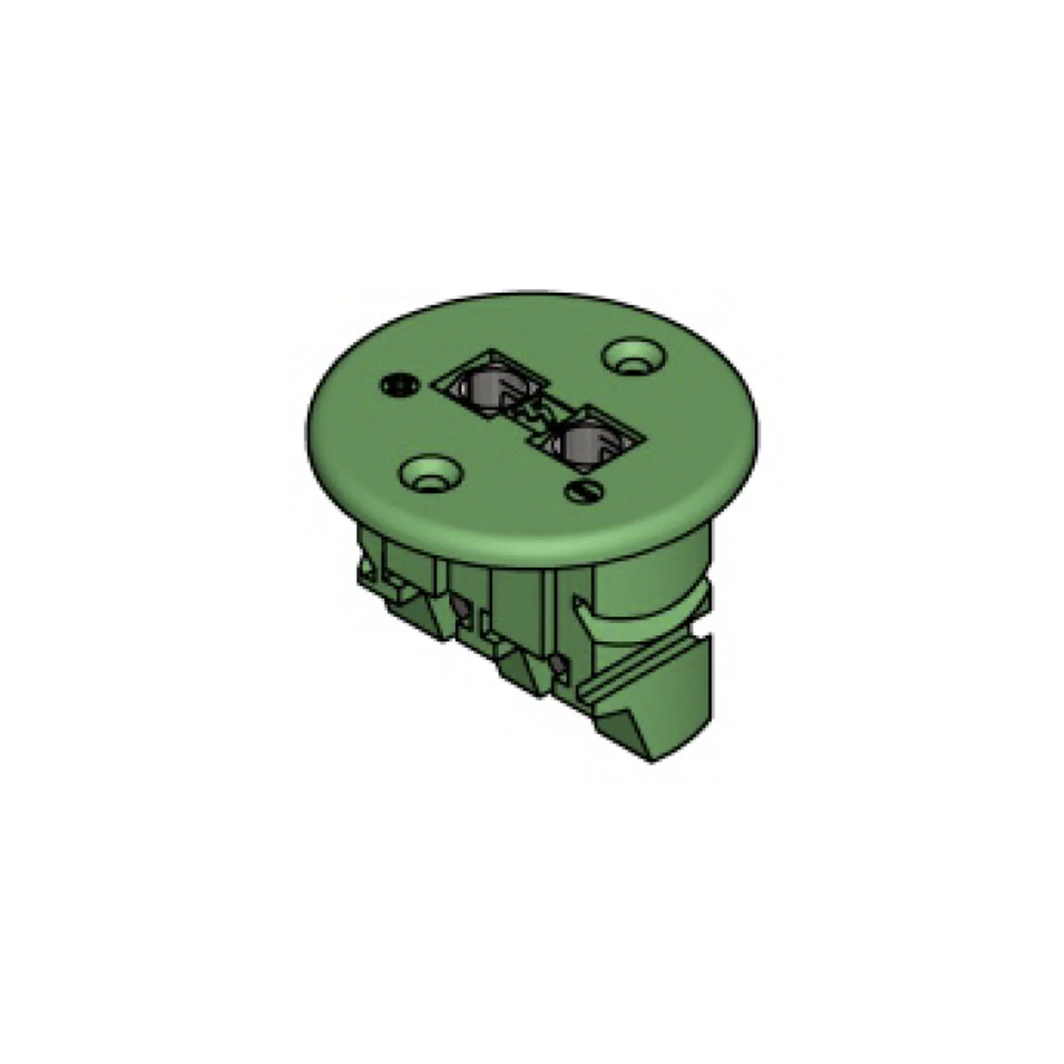 Round Insert Front mounted with screws