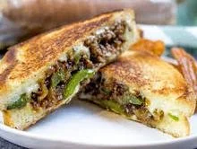 Great Lakes Cheesesteak Grilled Cheese