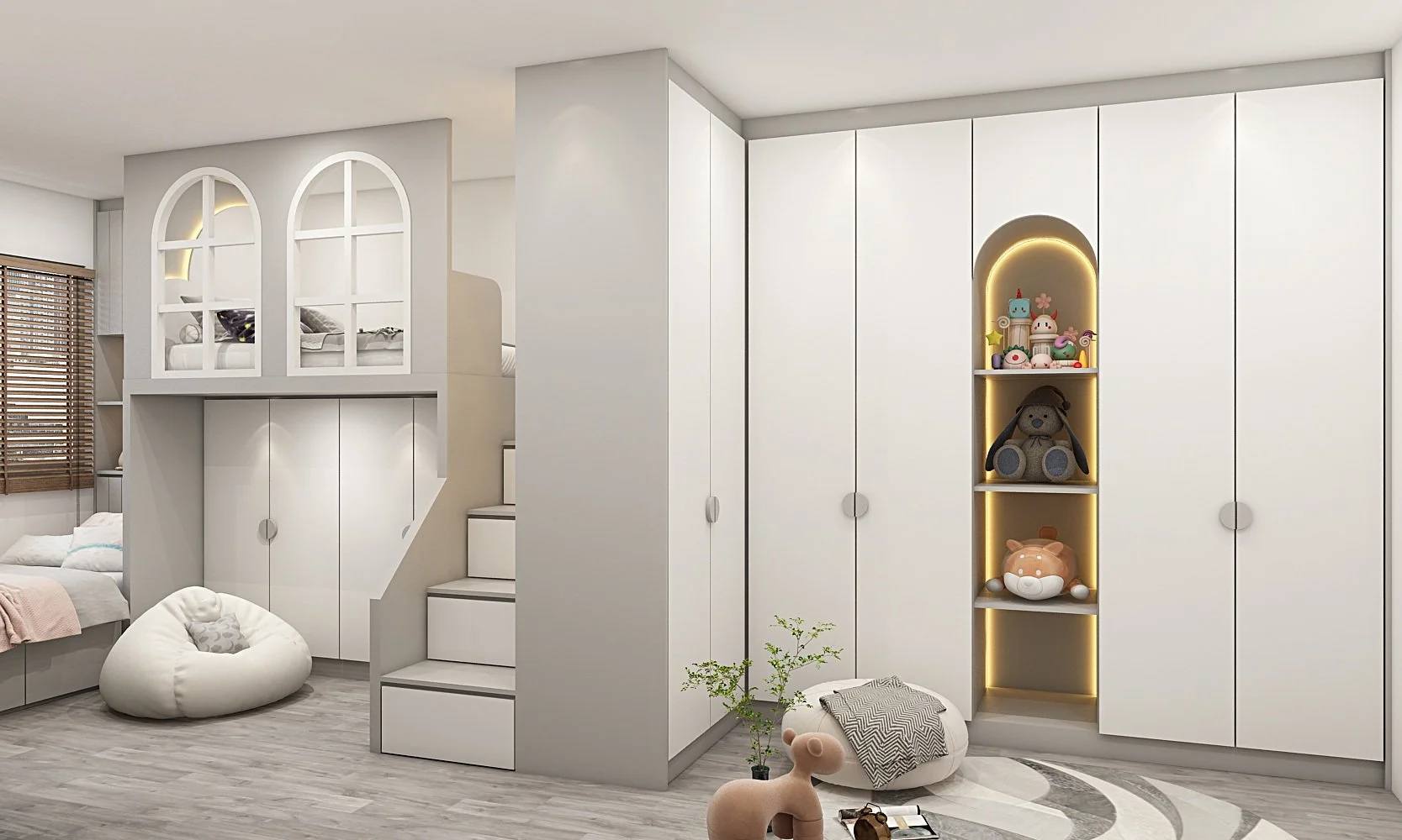 bunk bed interior design 