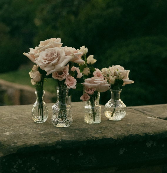 DIY Wedding Bud Vase Centerpiece