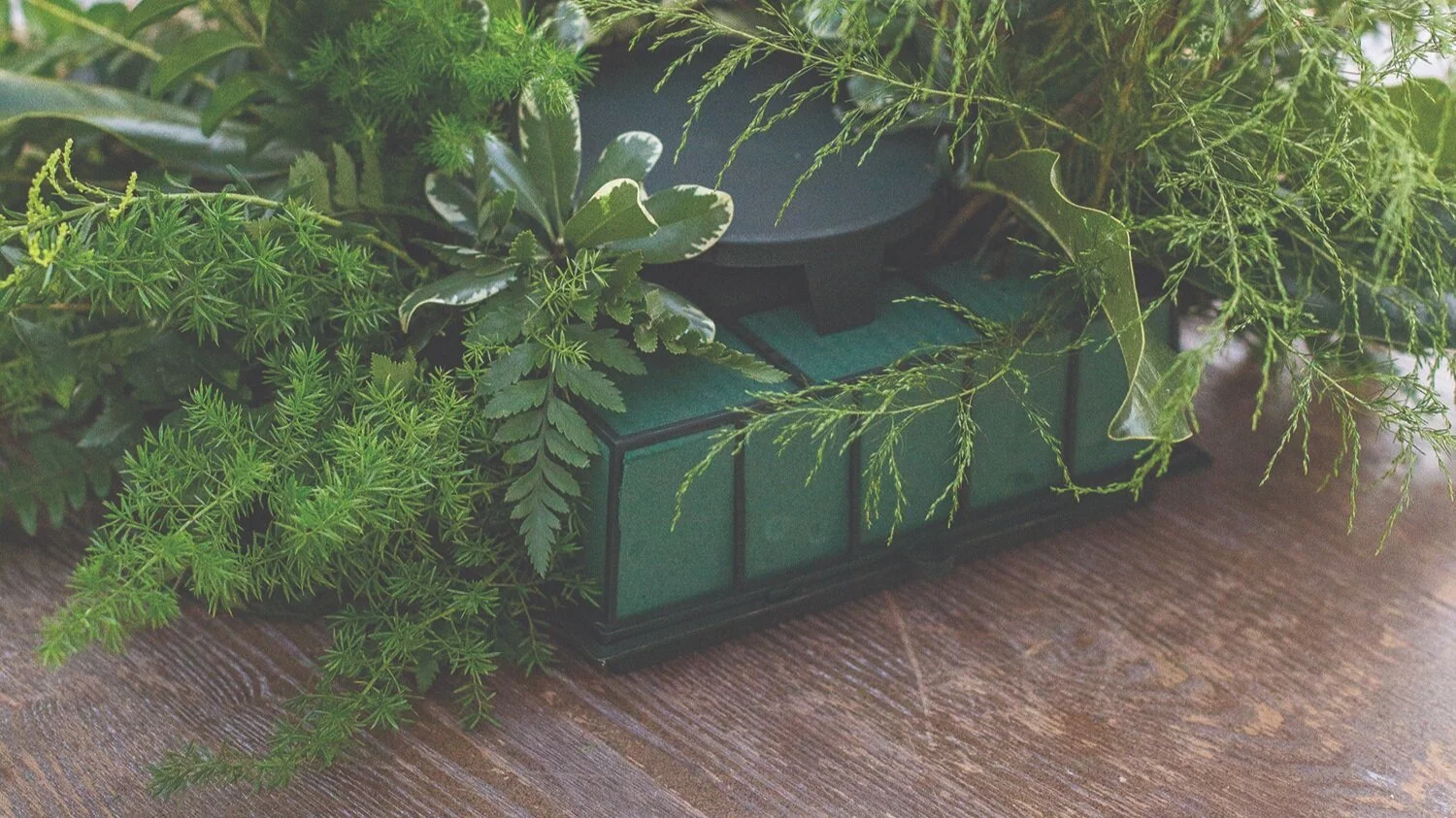 Floral Foam Cage Memorial Arrangement