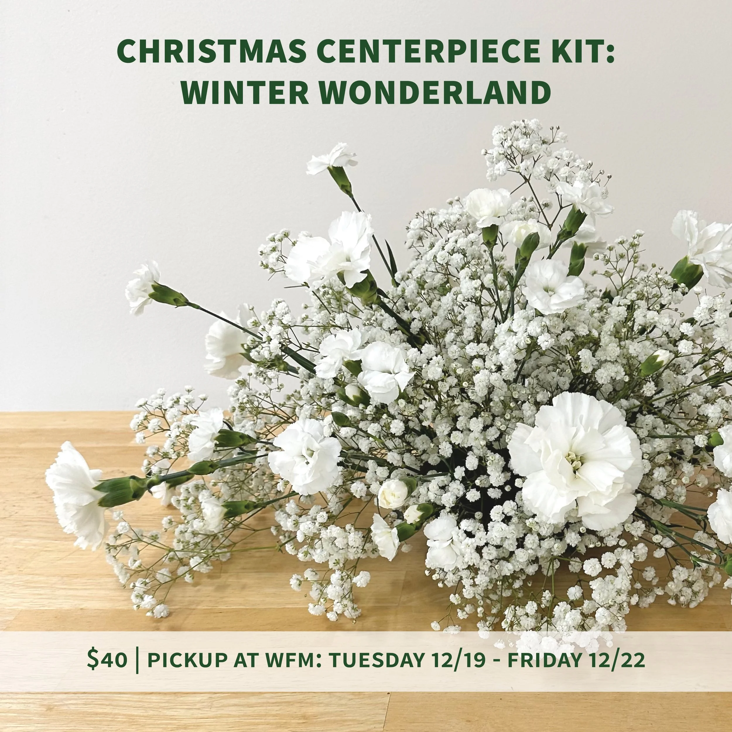 Christmas Centerpiece Kit: Winter Wonderland