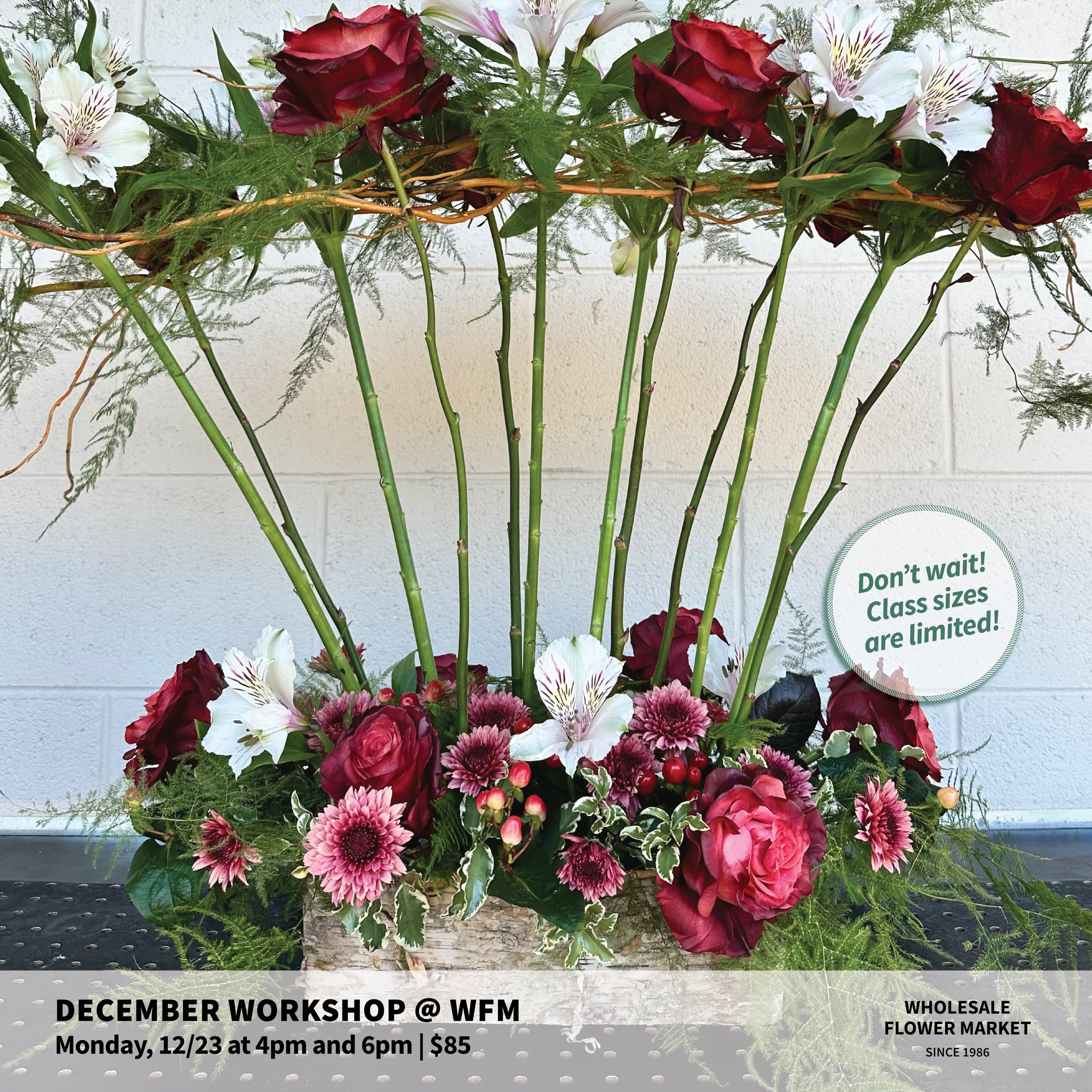 December Workshop @ WFM