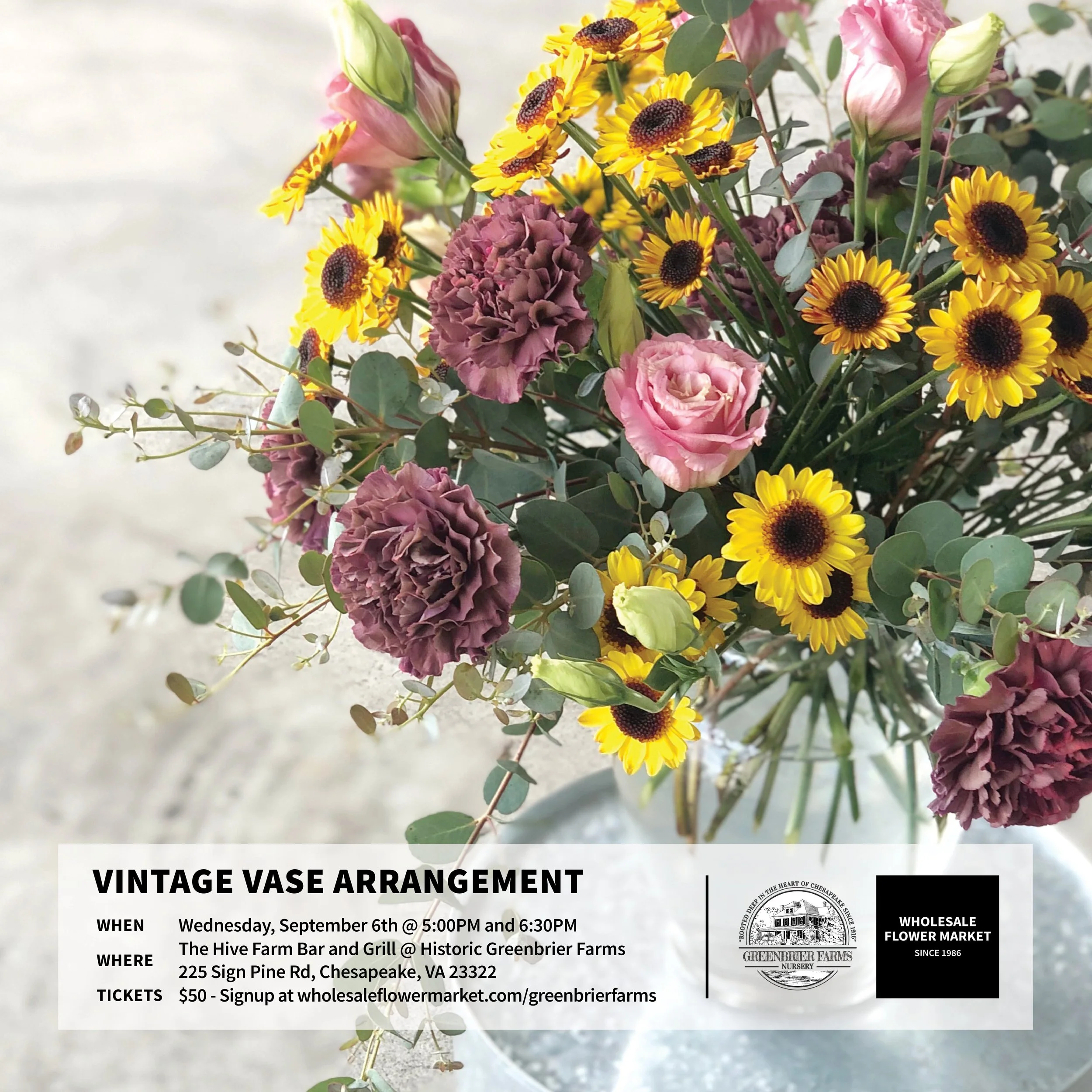 Vintage Vase Arrangement