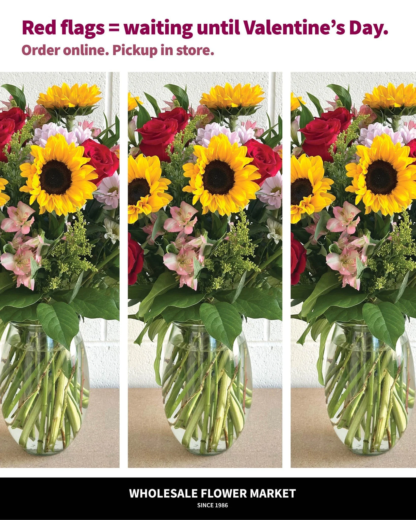 This one&rsquo;s a fan favorite for a reason 🌻✨

One of our most popular designs&mdash;upgraded this year with a larger vase to hold all that goodness. Sunflowers, roses, and a mix of accent blooms come together for a design that&rsquo;s bright, col