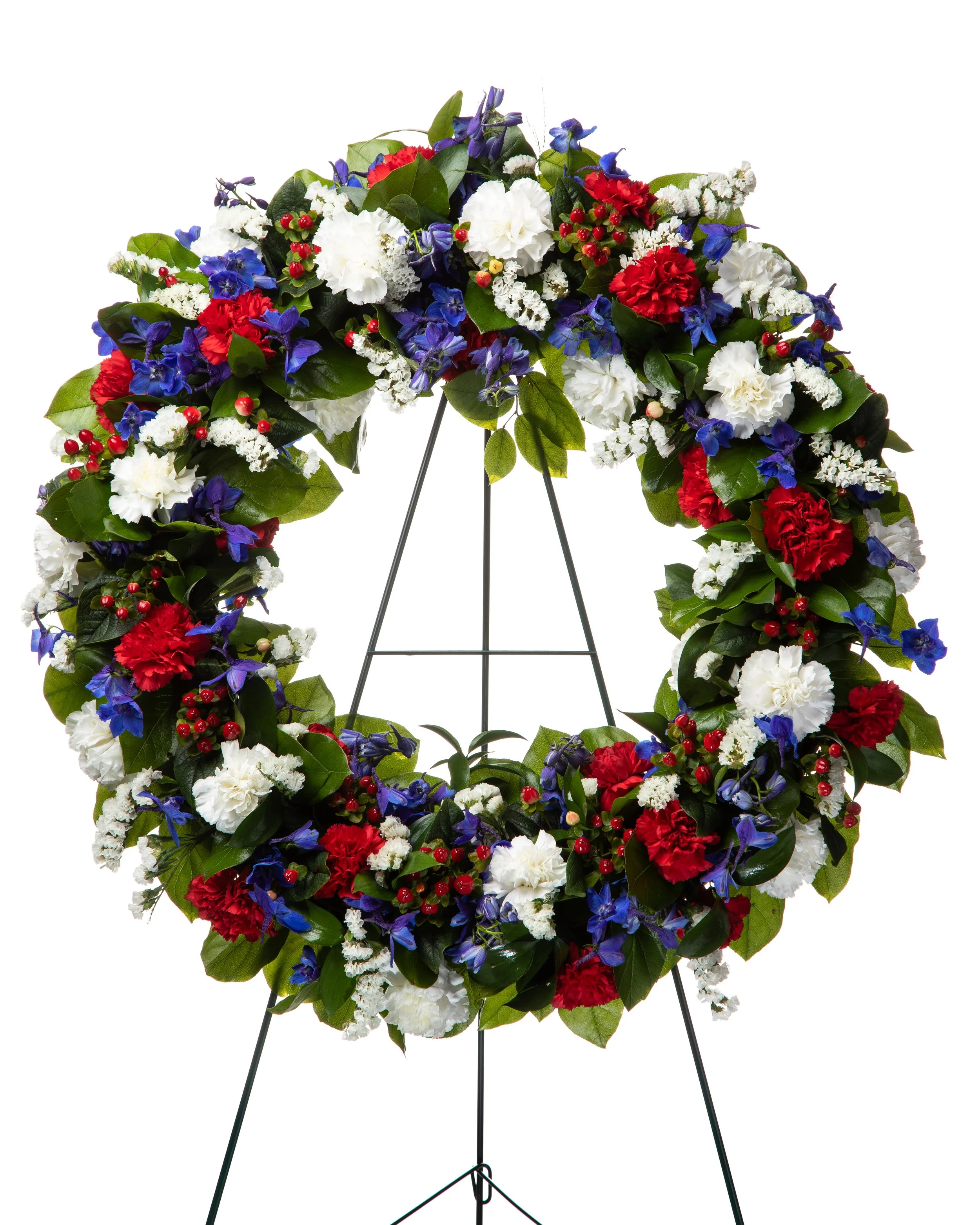 Red, White, and Blue Wreath