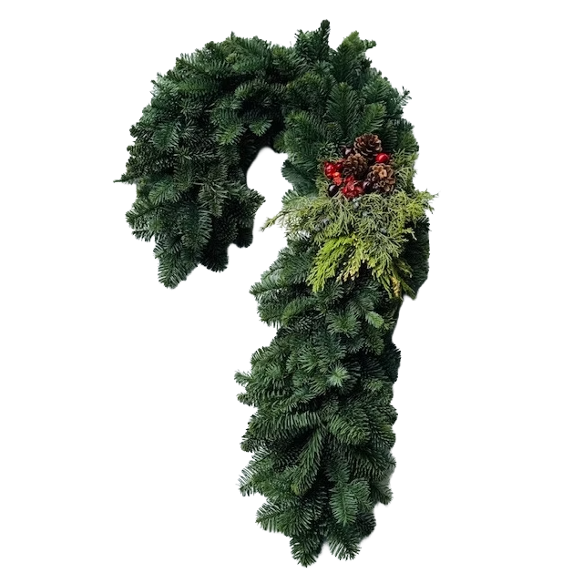 Candy Cane Wreath