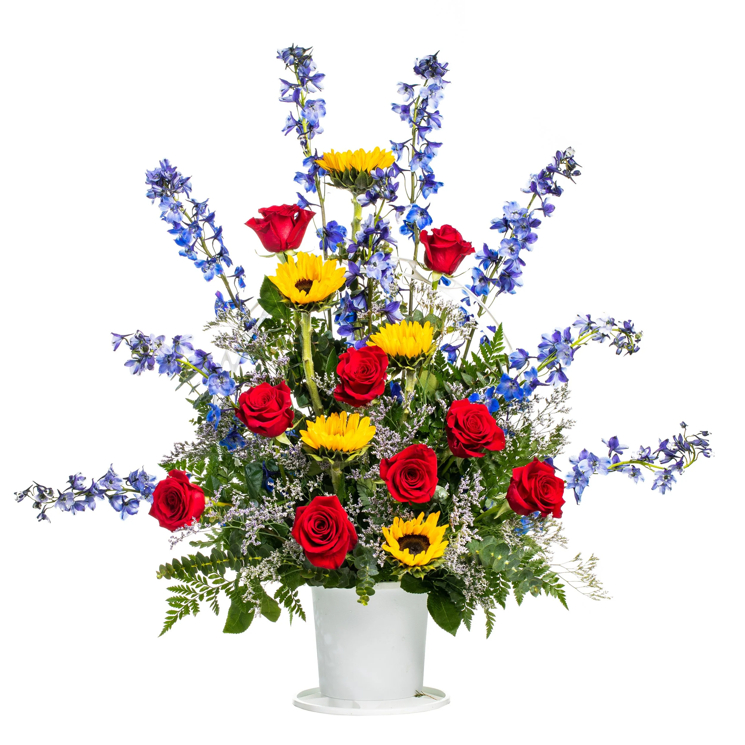 Designer's Choice Basket Arrangement: Deluxe