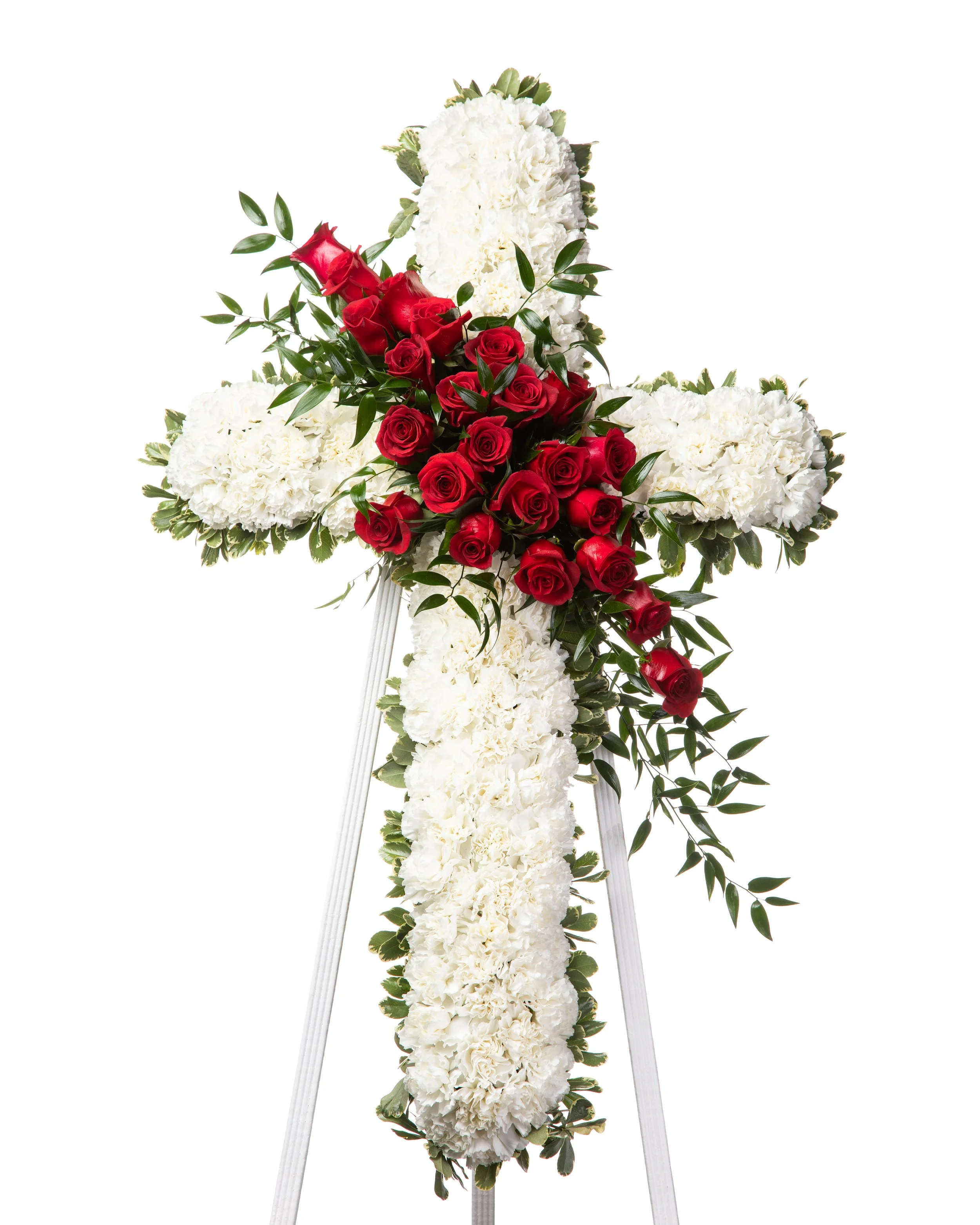 Embellished Carnation Cross