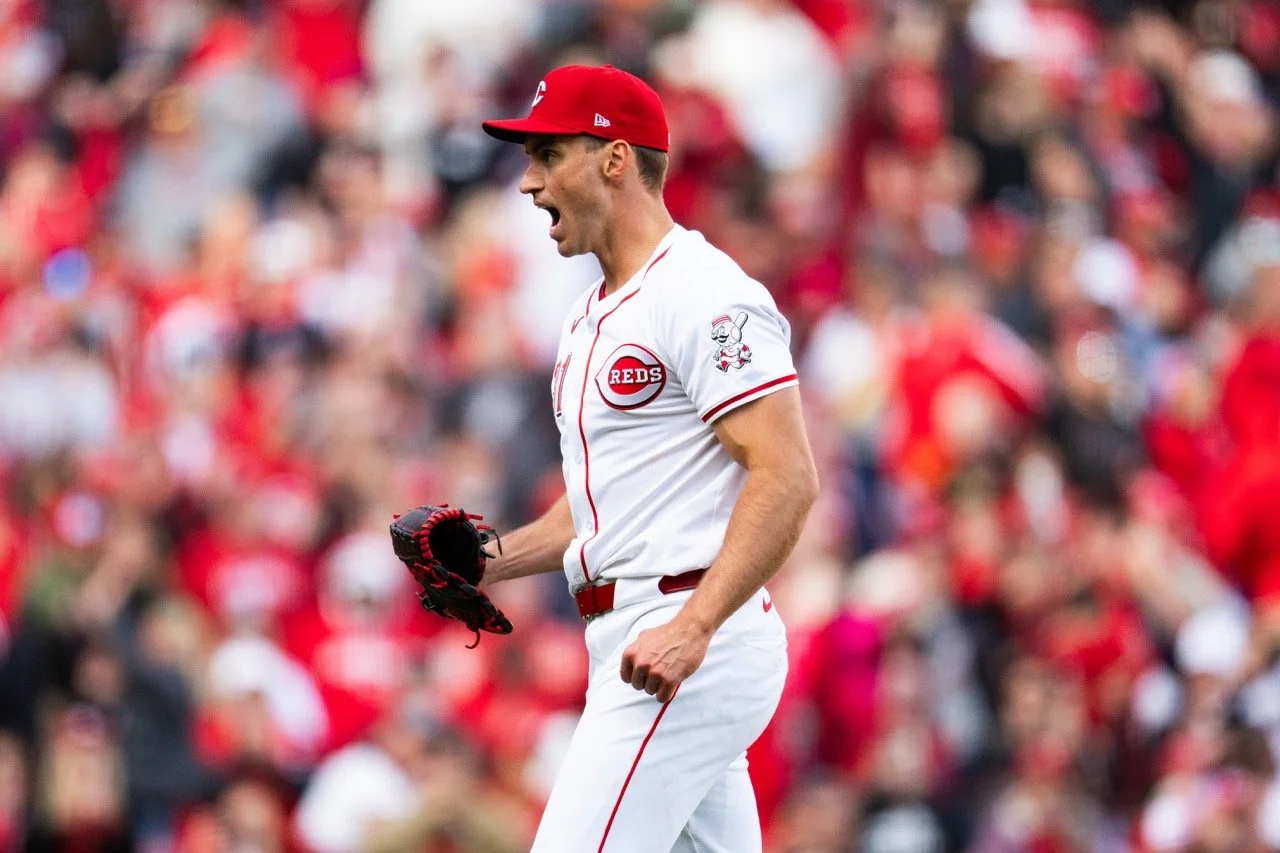 Team Ocean Captain Brent Suter celebrates on the baseball diamond