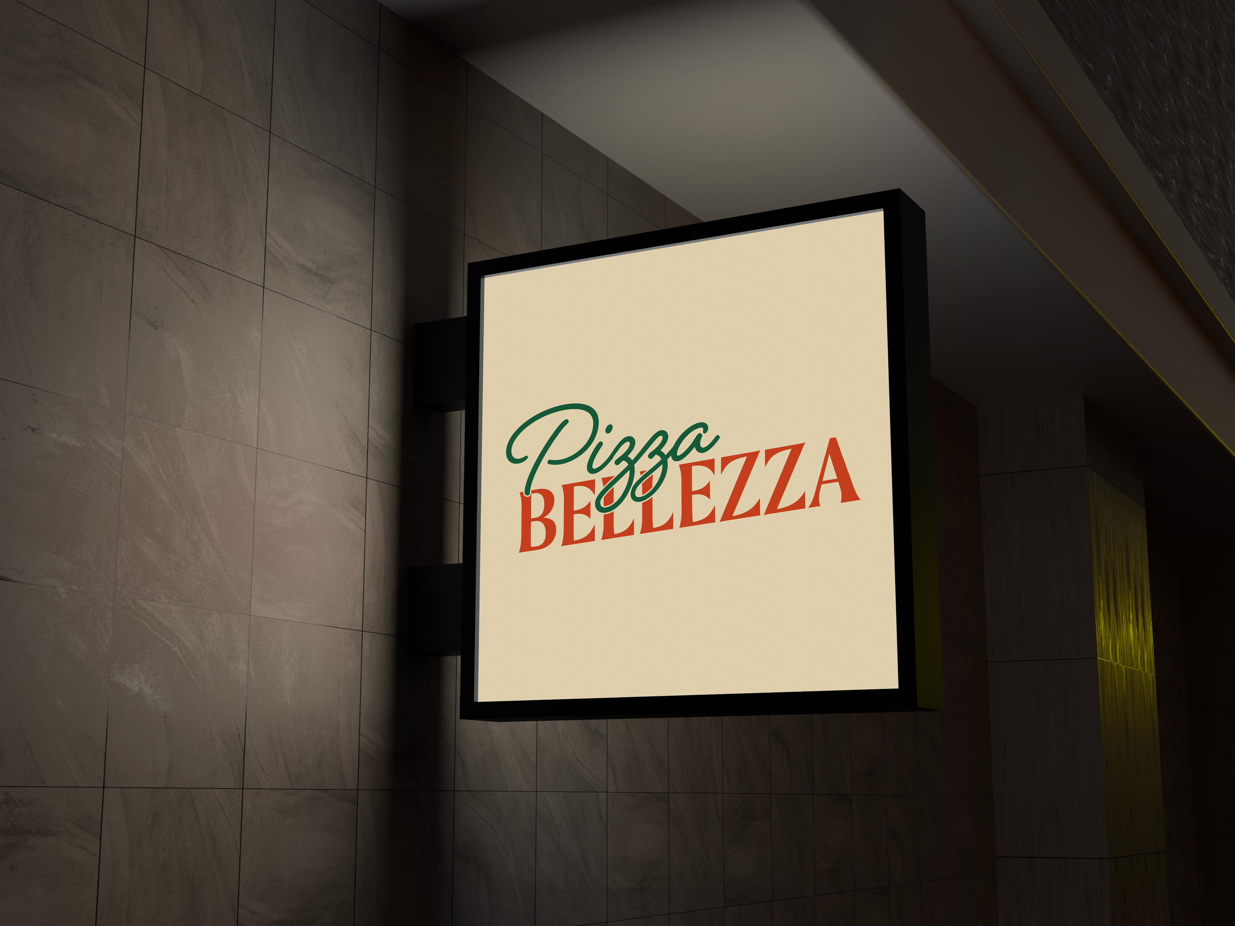Enseigne Lumineuse Pizza Bellezza