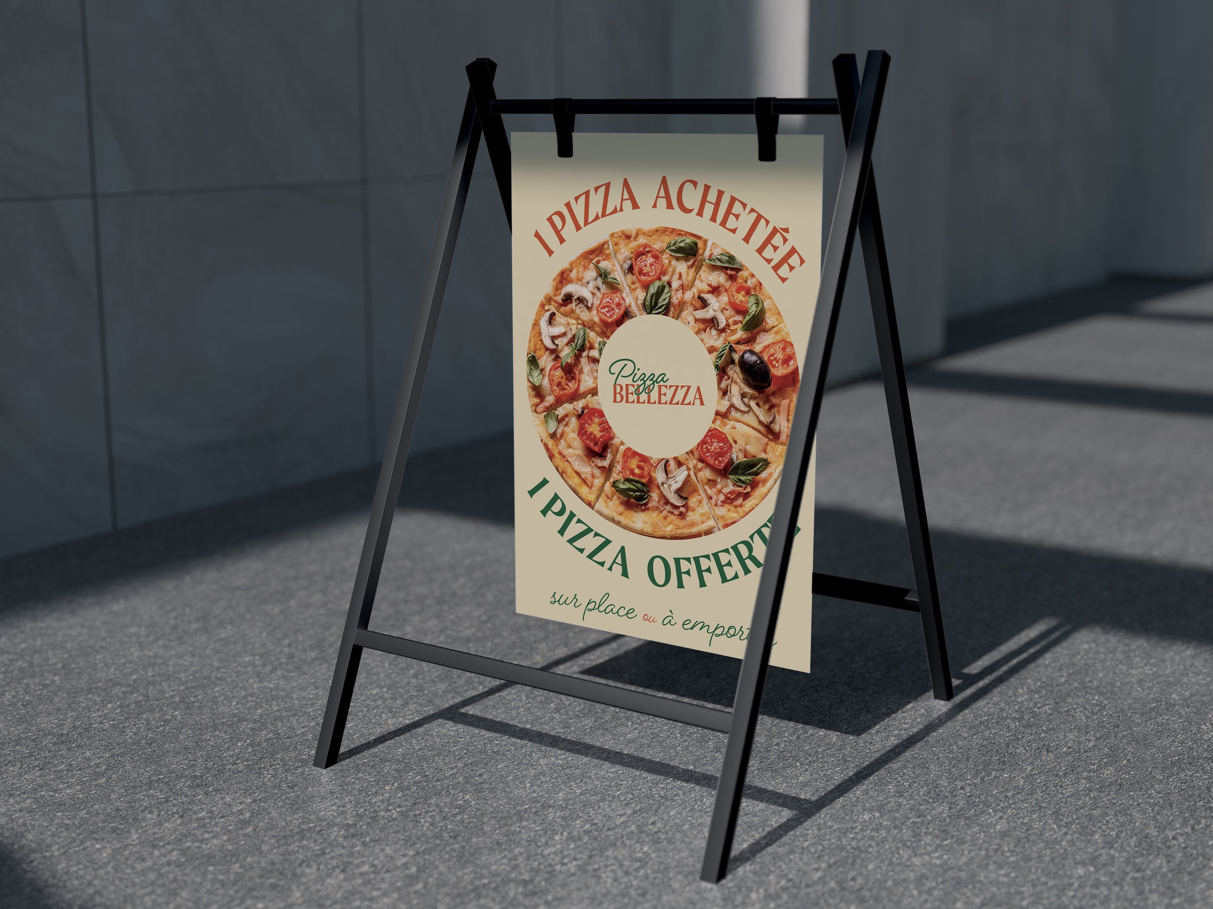 Stop trottoir Pizza Bellezza