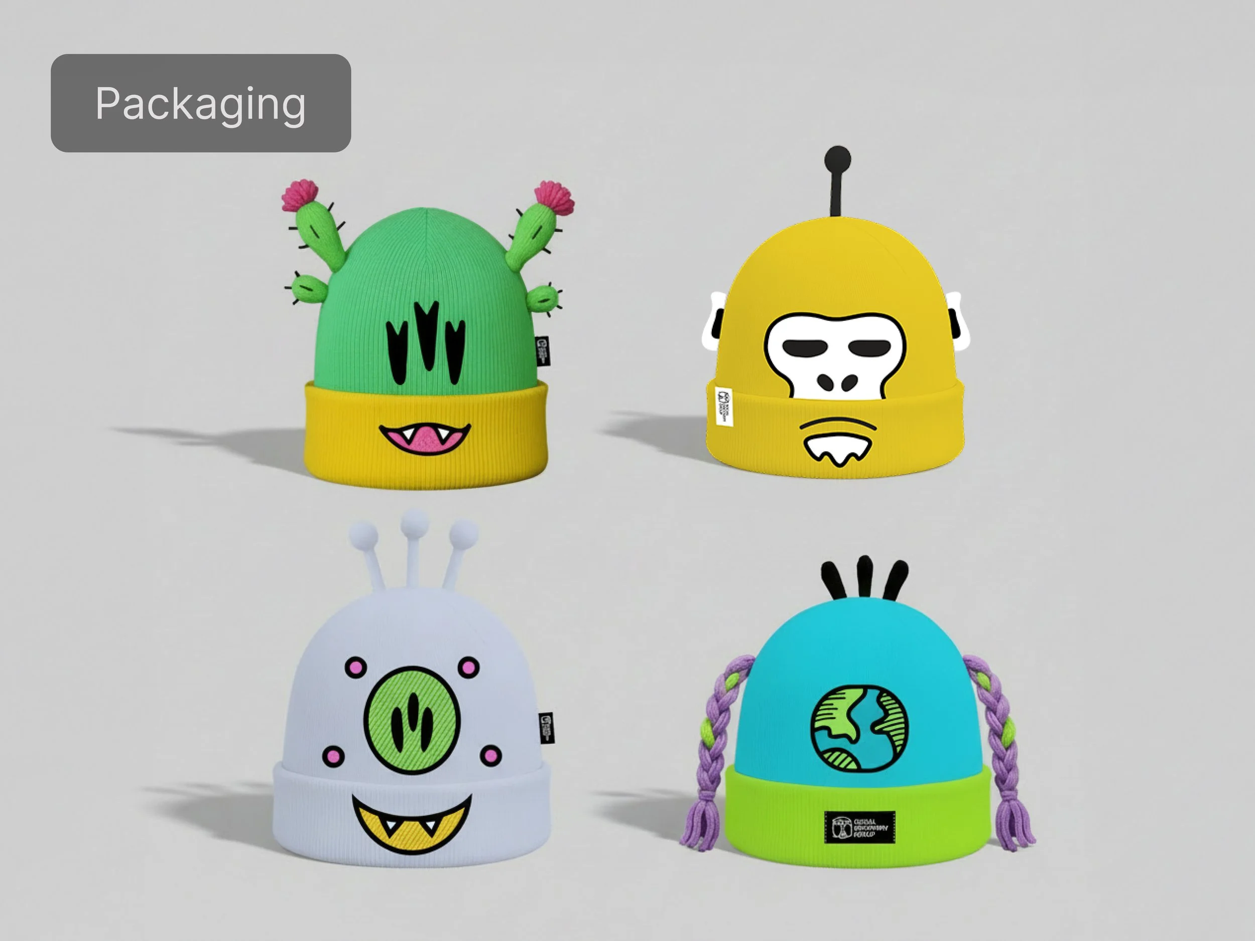 Turning Brand Characters into Winter Beanies