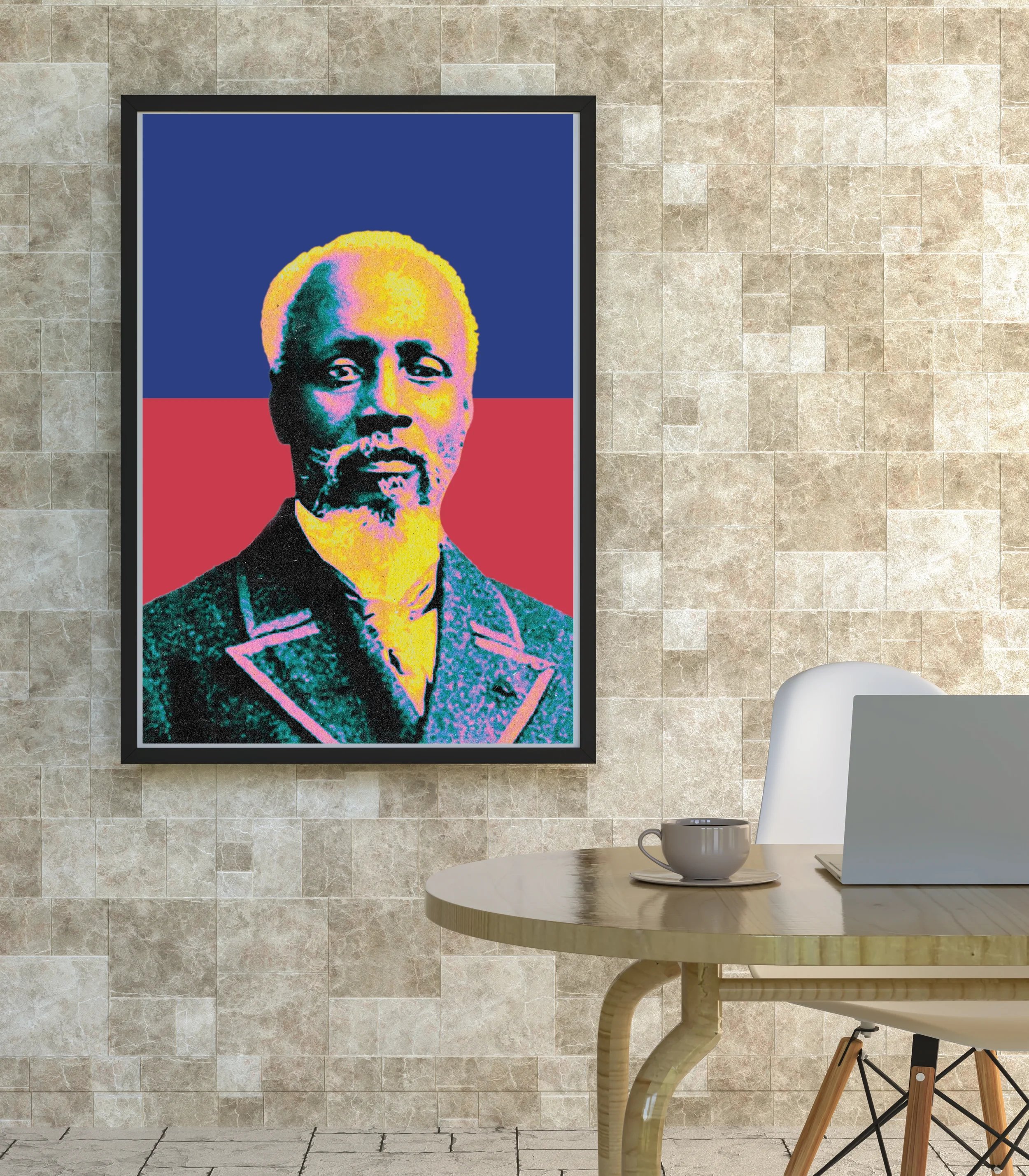 Anténor Firmin. Pop Art Photo Effect