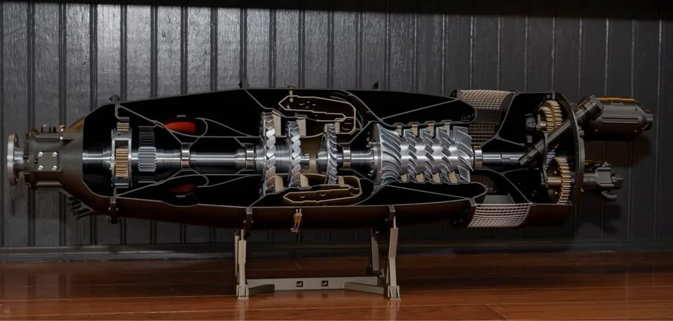 1:4 Scale Turbo Prop PT6 Engine