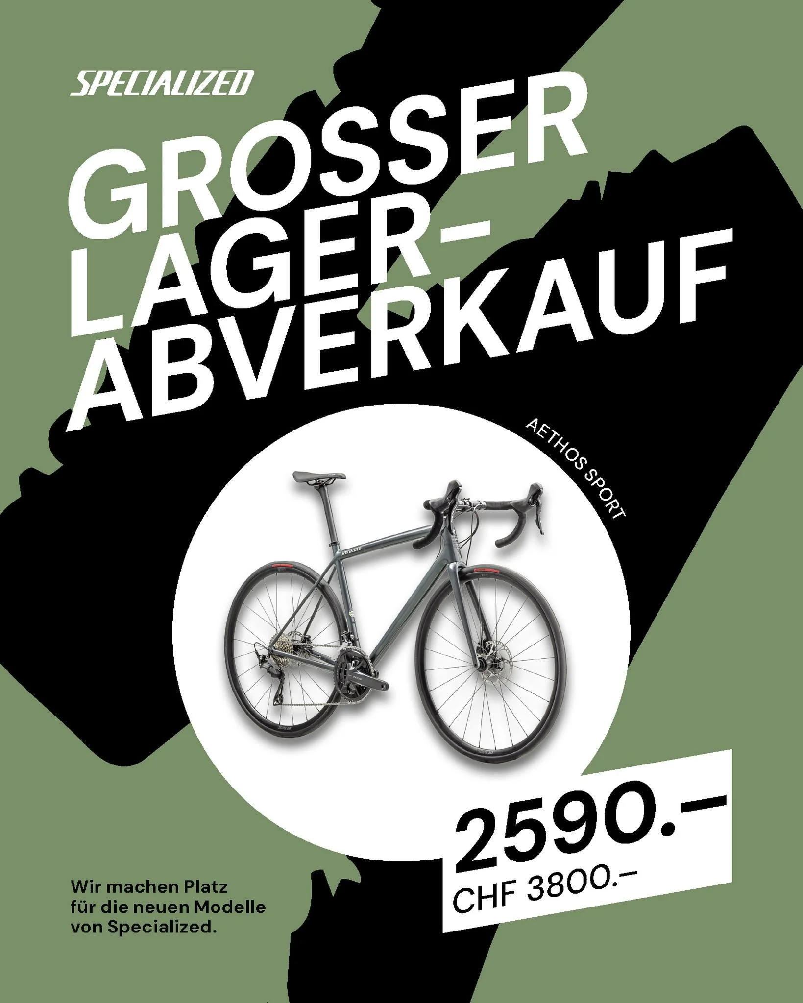 Zeit f&uuml;r ein Bike-Upgrade?

Dann schau bei unserer Specialized Bike-Aktion vorbei. Ausgew&auml;hlte Rennr&auml;der, E-Bikes und Kinderbikes gibt's jetzt zu attraktiven Preisen. Vorbeikommen, Probe fahren und los geht's. 🤘

#lagerabverkauf #spec