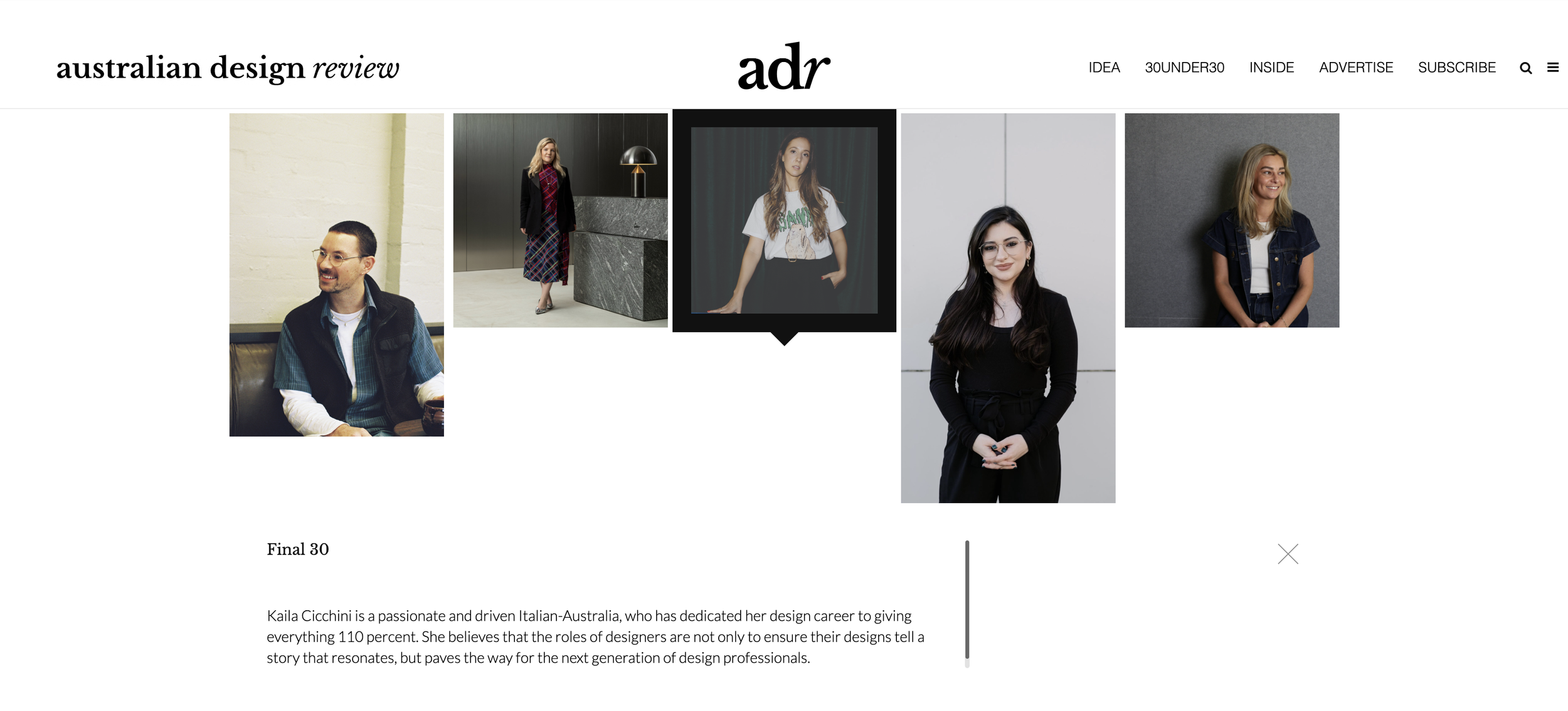 Australian design review 30U30