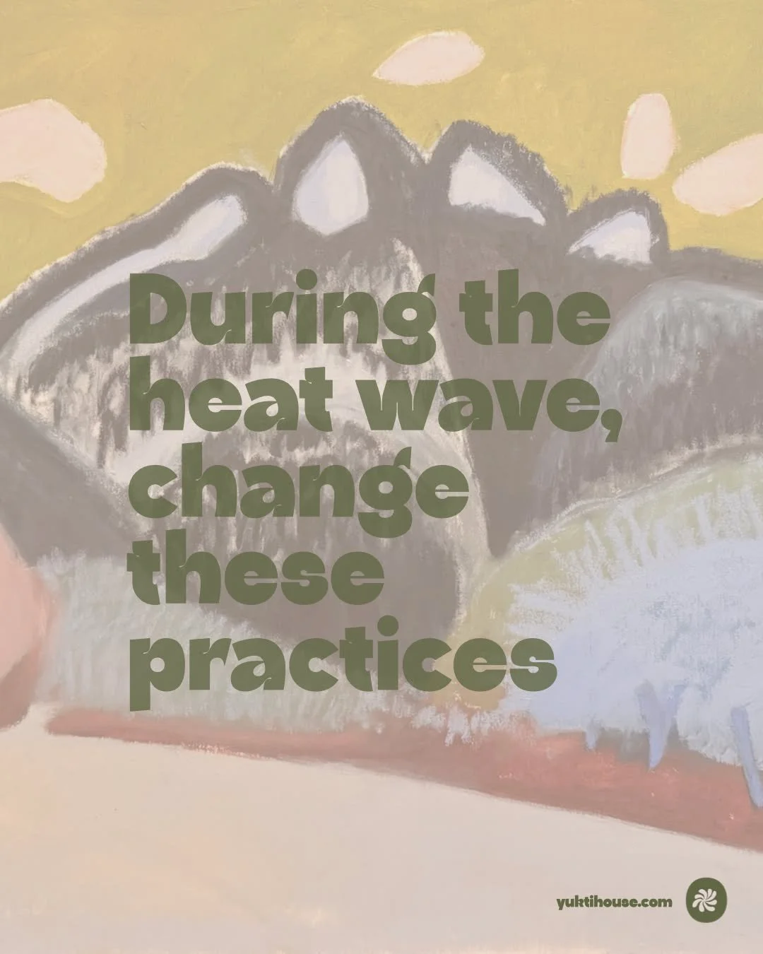 Heat wave alert: a few small adjustments to your routine that will go a long way.

Art credit: Emilia Durka, She wears her hair like a queen.

#ayurveda #ayurvedalifestyle #nutrition #ayurvedicnutrition #holisticnutrition #ayurvedawellness #learnayur