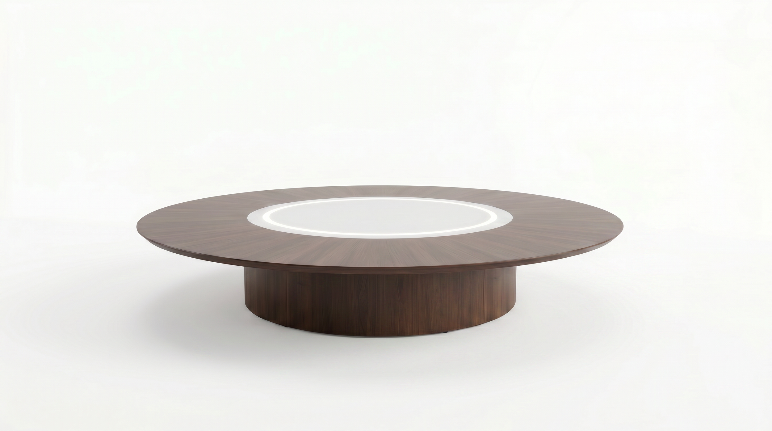 Large round Paros conference room table.