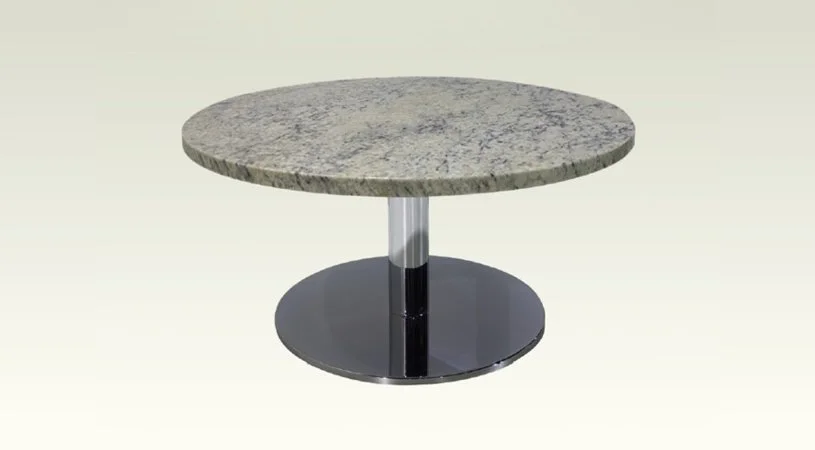 Piato round stone table top occasional tables.