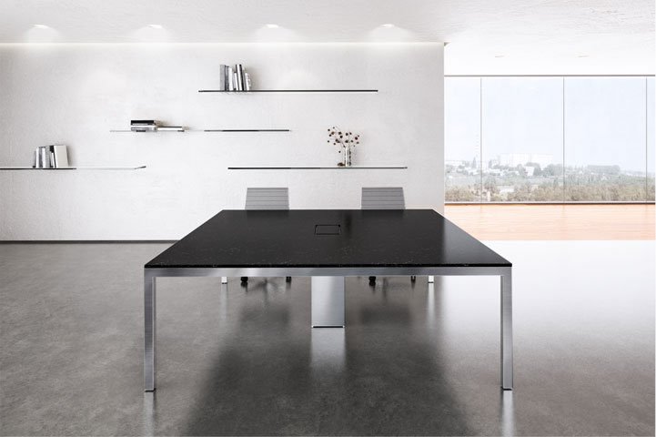 Parsons large table with chairs.