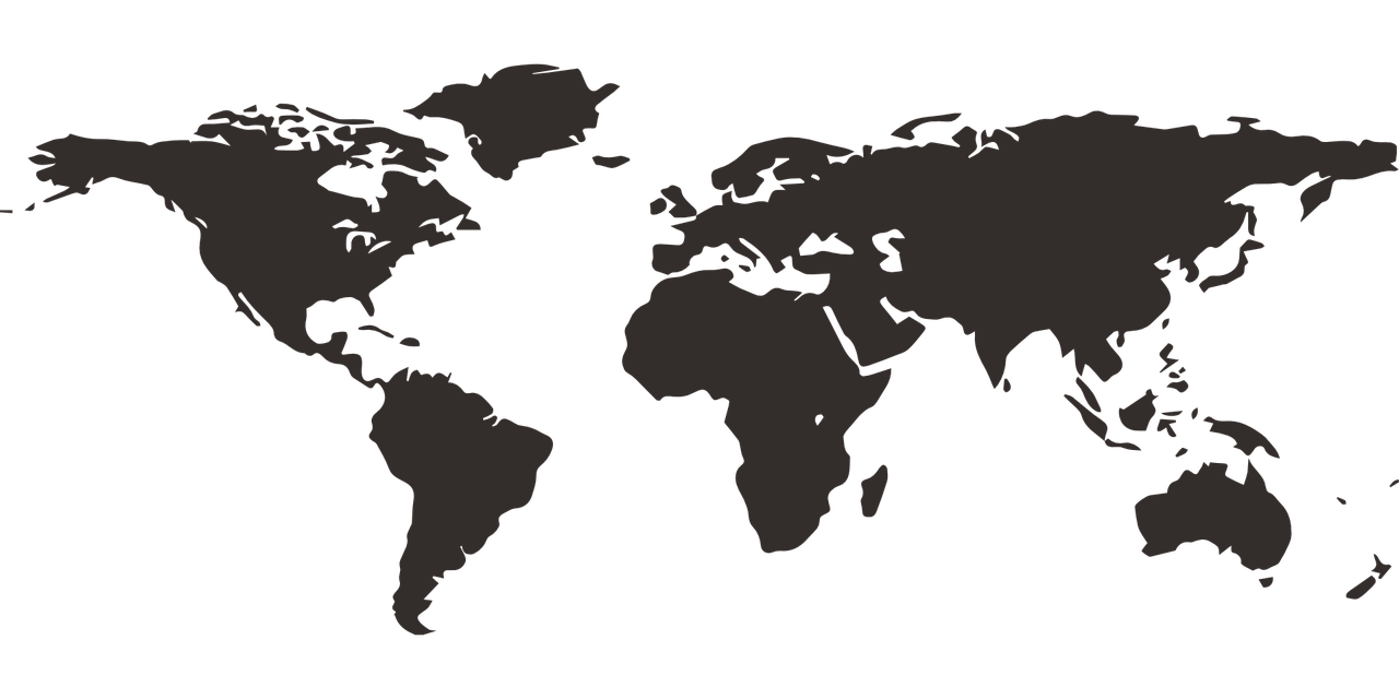 Map of the world.