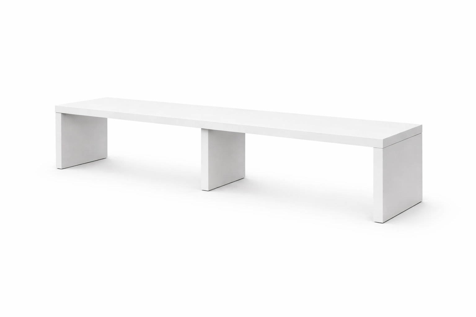 Brooklyn Community table in all white.