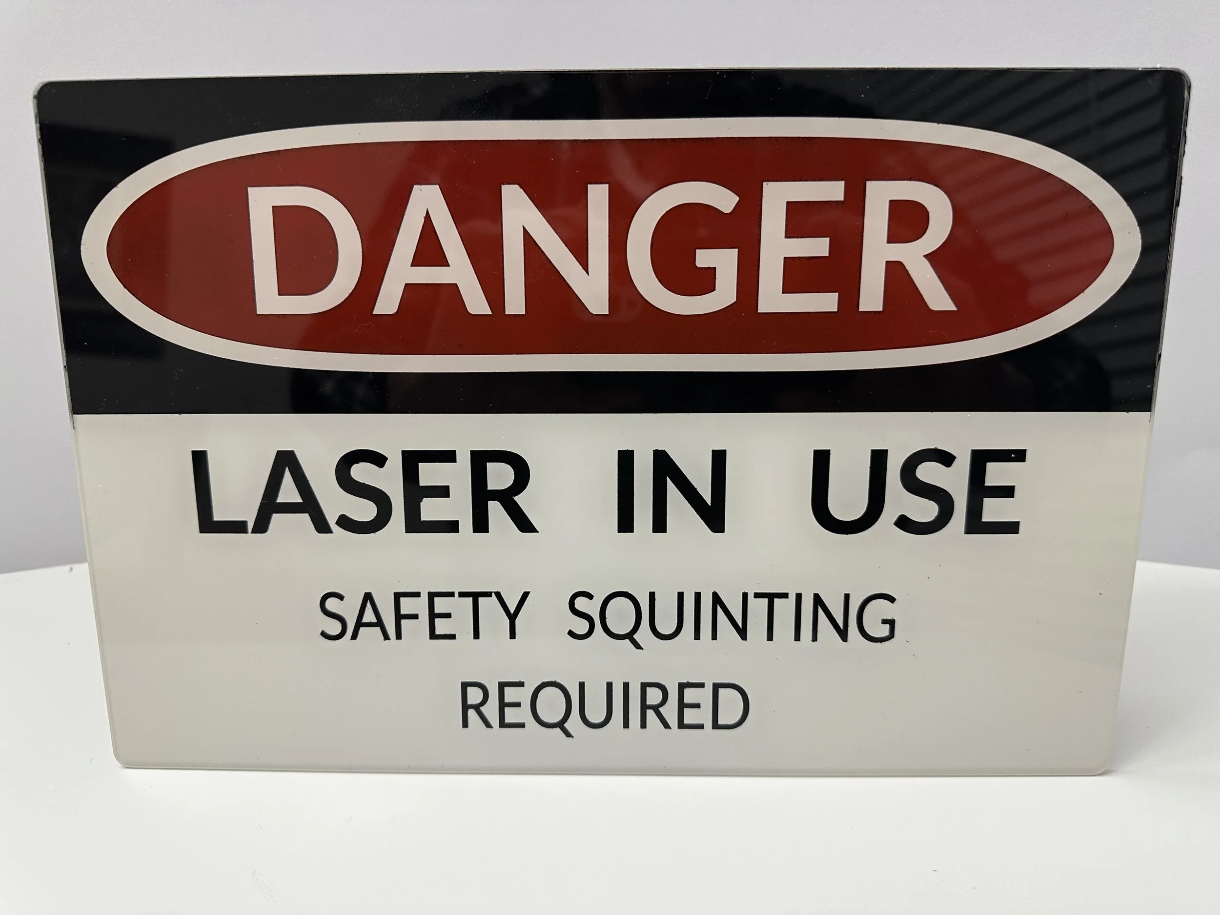 Funny Laser Sign