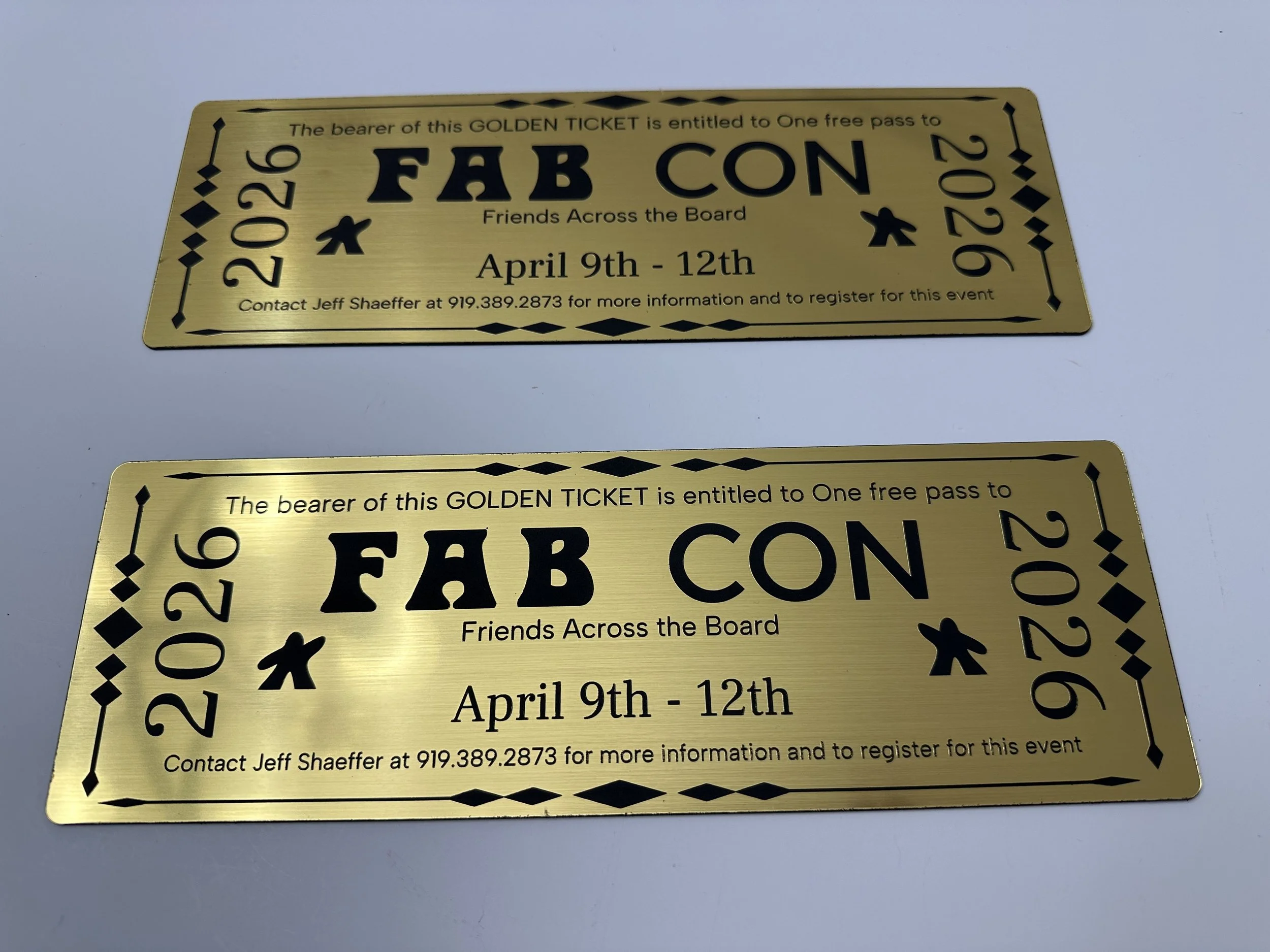 2 tone acrylic engraving