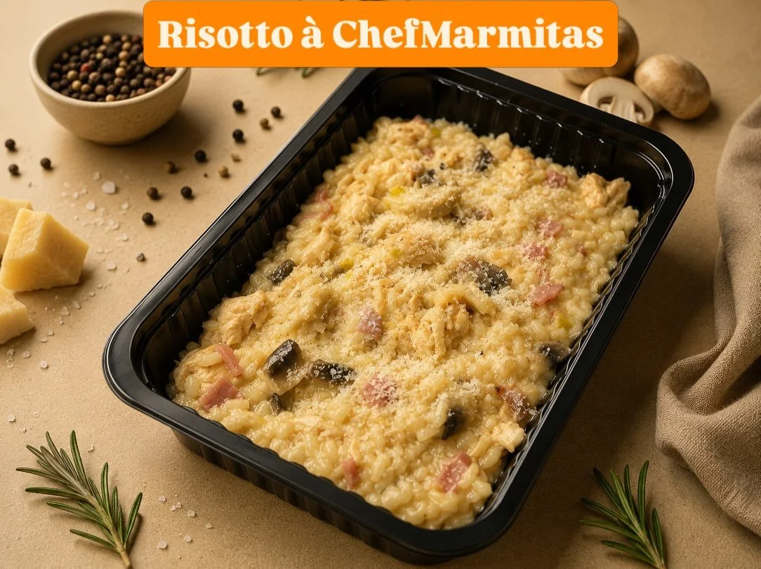 ✨ Novidades no menu! ✨
Apresentamos as nossas novas marmitas, j&aacute; dispon&iacute;veis no nosso site para encomenda. 
Escolhe as tuas favoritas e deixa o resto connosco! 🧡