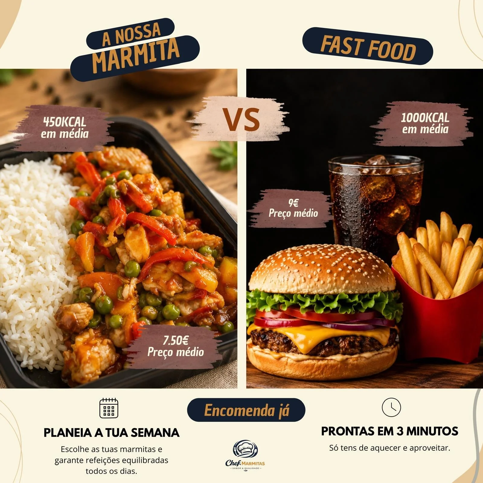 Come melhor, poupa tempo e deixa a cozinha por nossa conta 🧡

J&aacute; podes fazer a tua encomenda para a pr&oacute;xima semana!