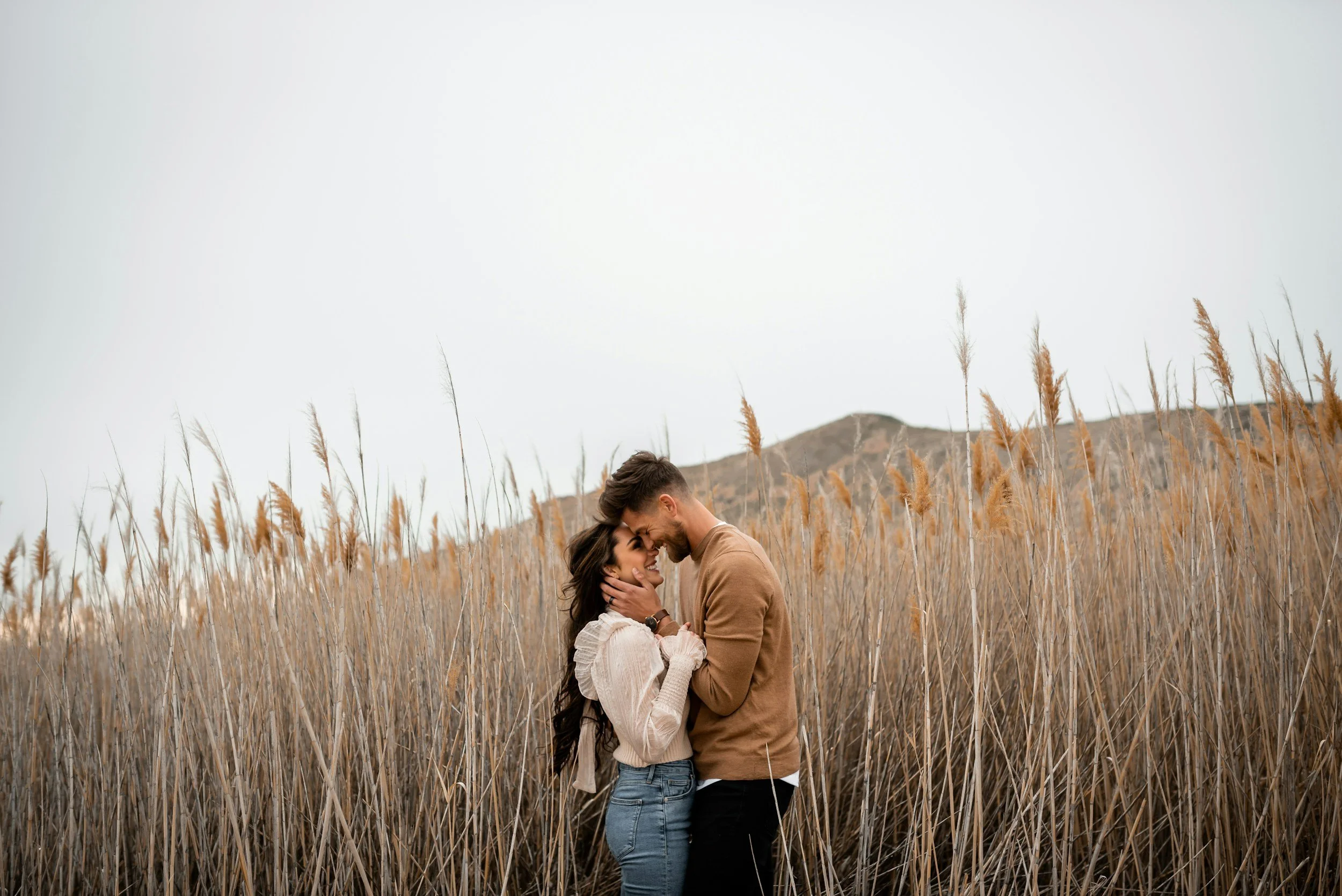 A couple kissing in Raleigh, NC after IBCT therapy.