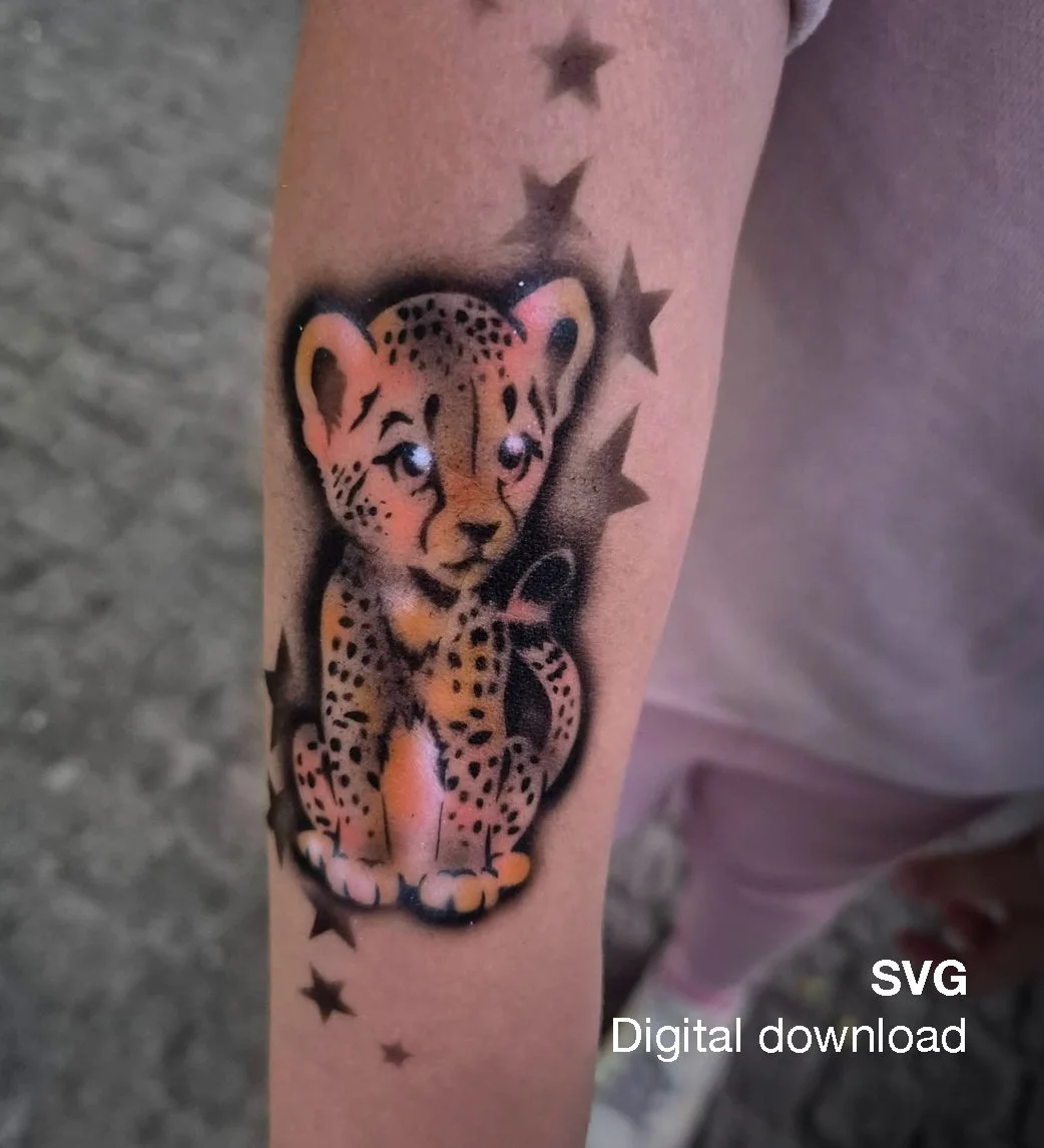 Tiger stencil
