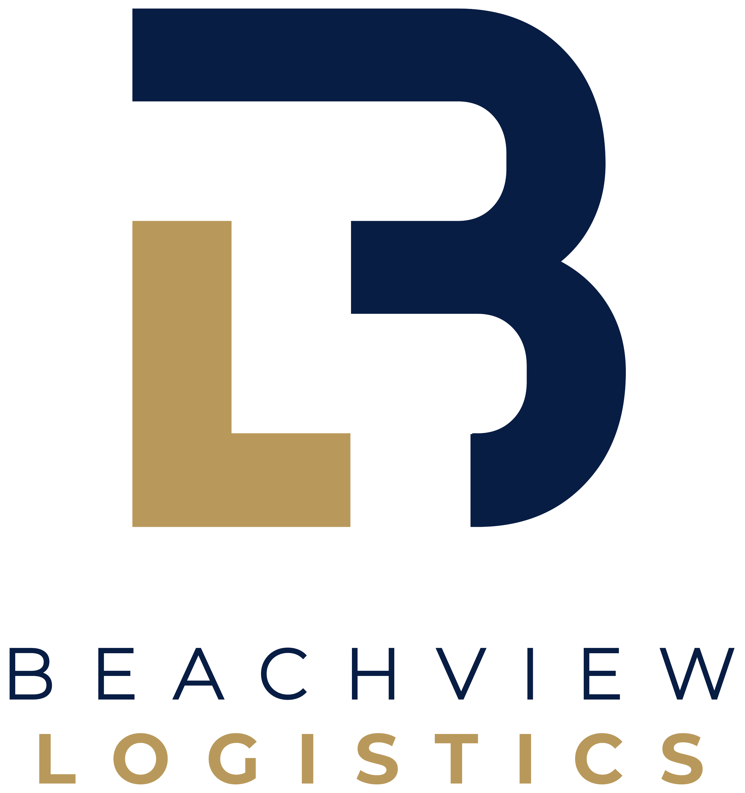 BEACHVIEW Logistic logo animation
