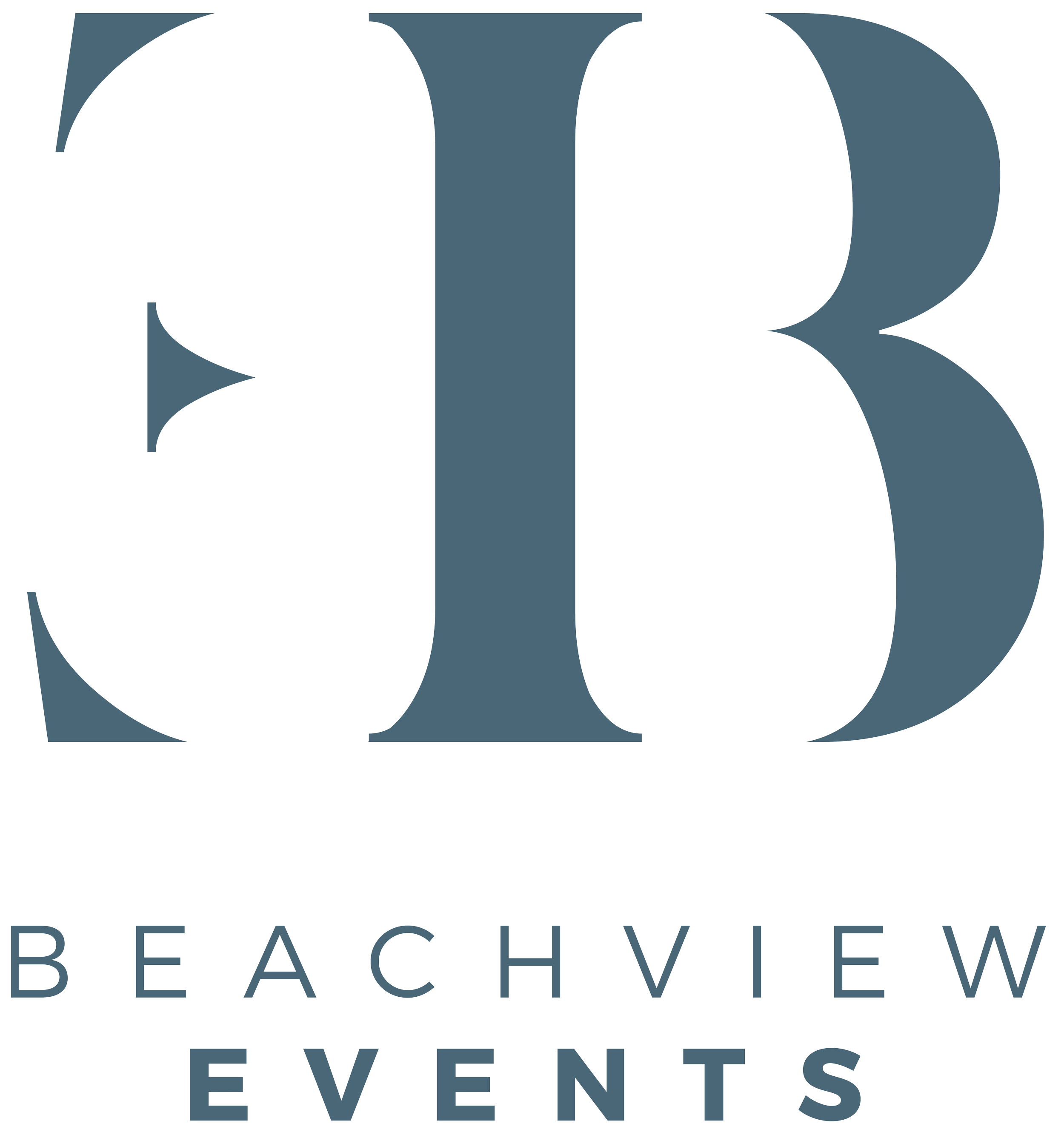 BEACHVIEW Events logo animation
