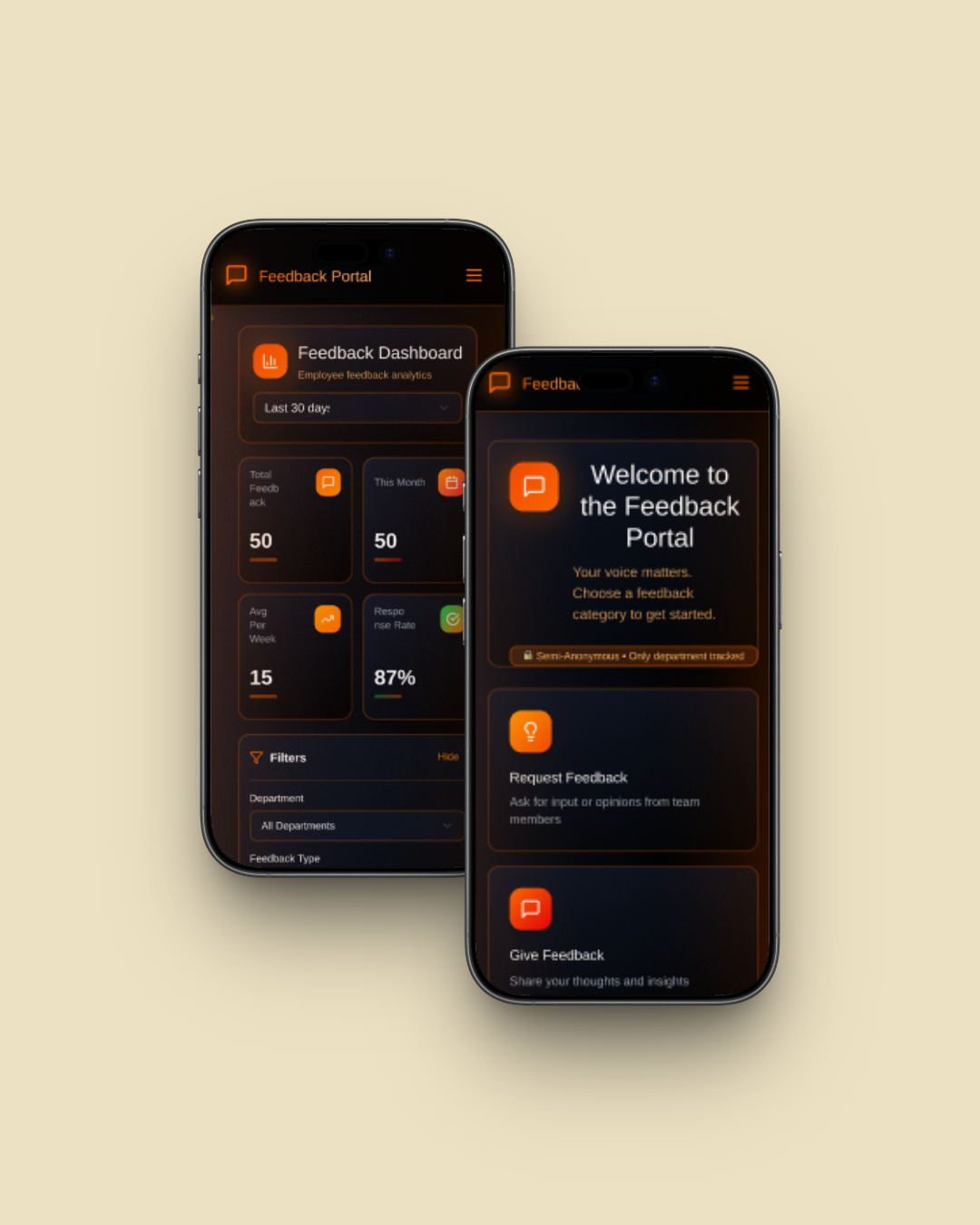 Feedback Dashboard Redesign