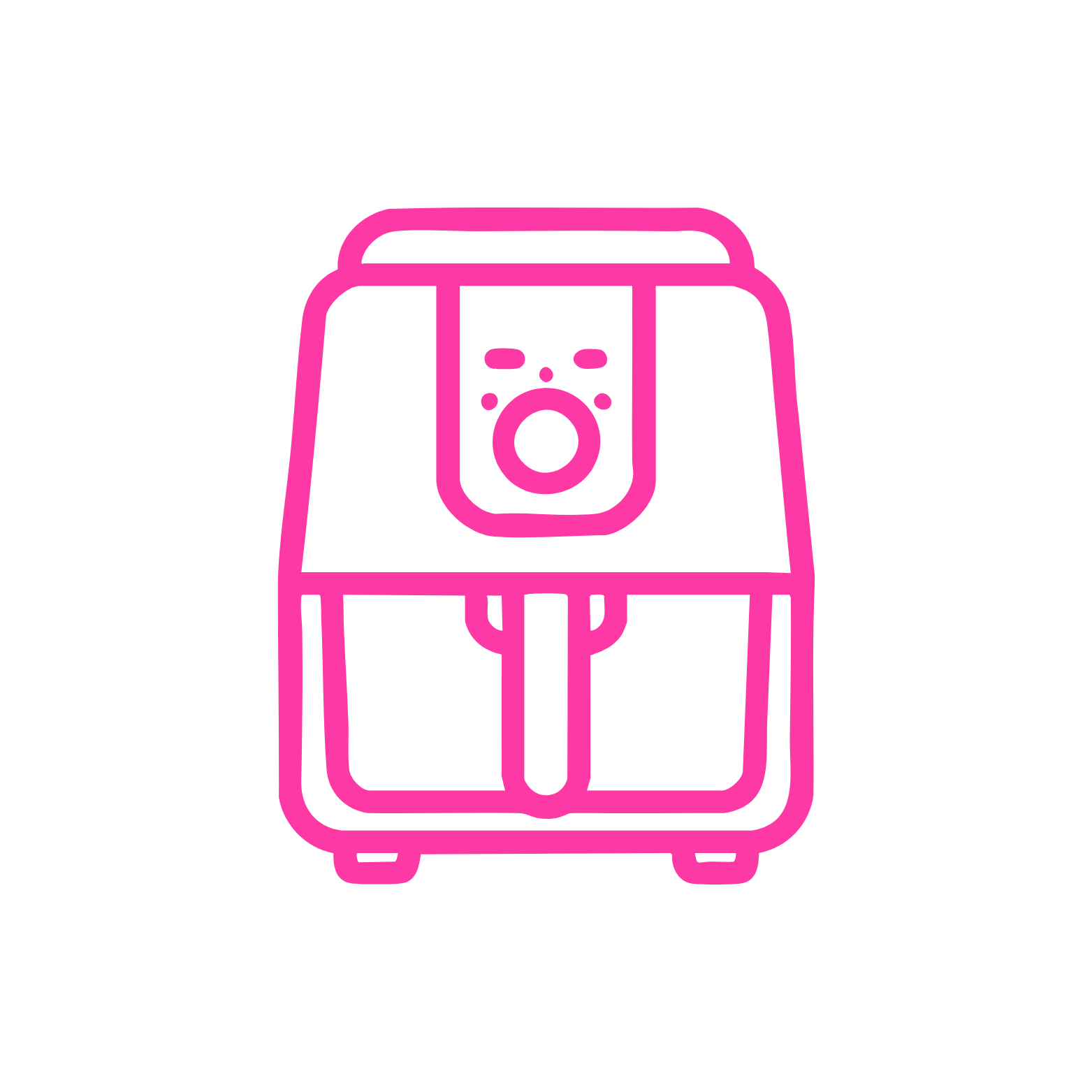 Outline of an air fryer