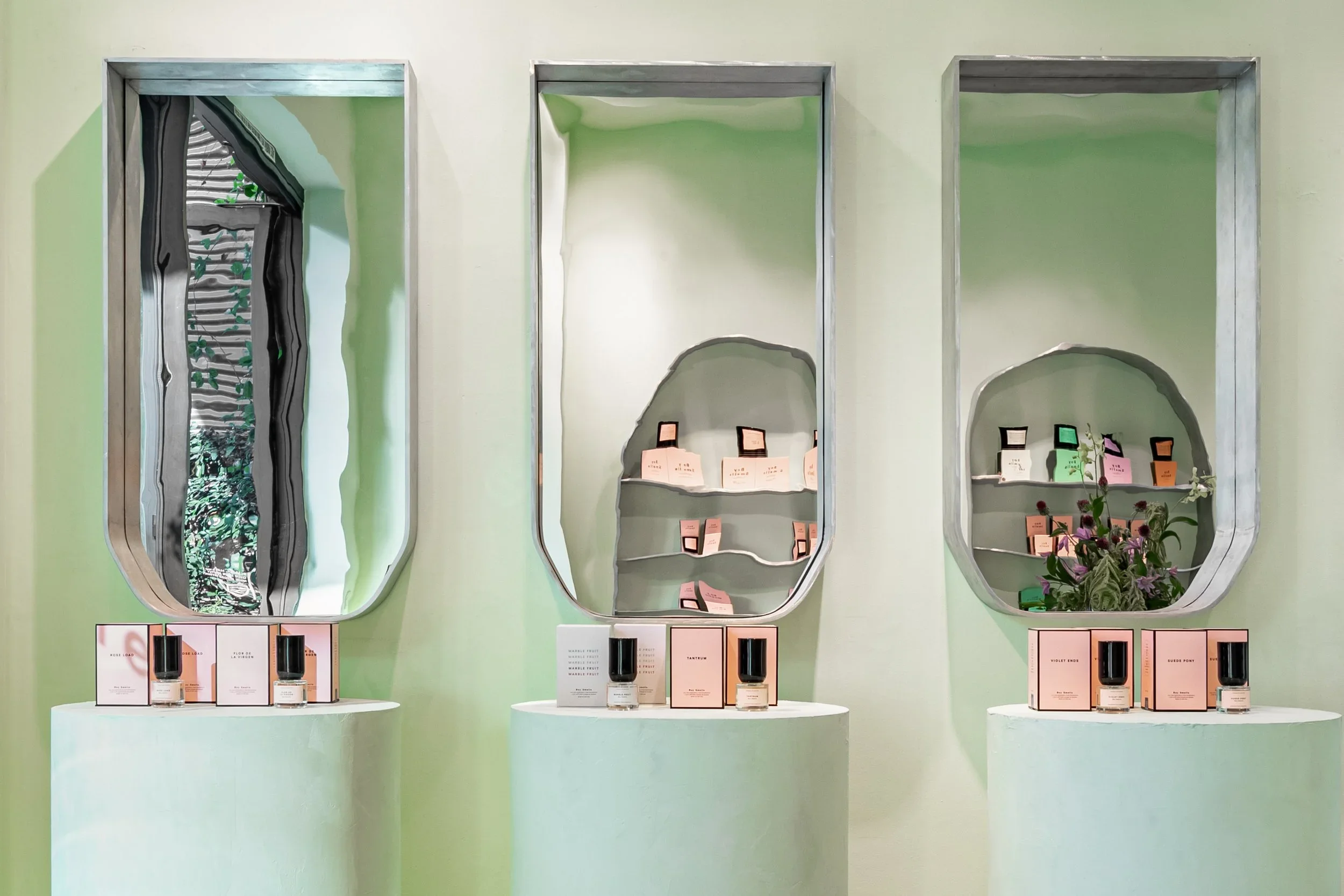 Boy Smells Holiday Store