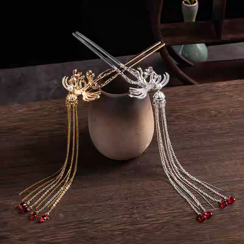 Phoenix Bridal Hairpin