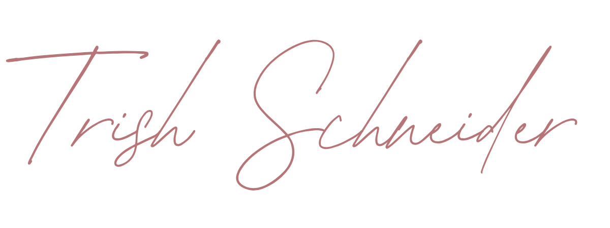 Cursive Trish Schneider logo — branding for virtual psychiatry and functional health expert