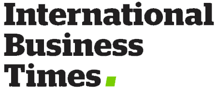 International Business Times logo from press feature on virtual functional medicine for women