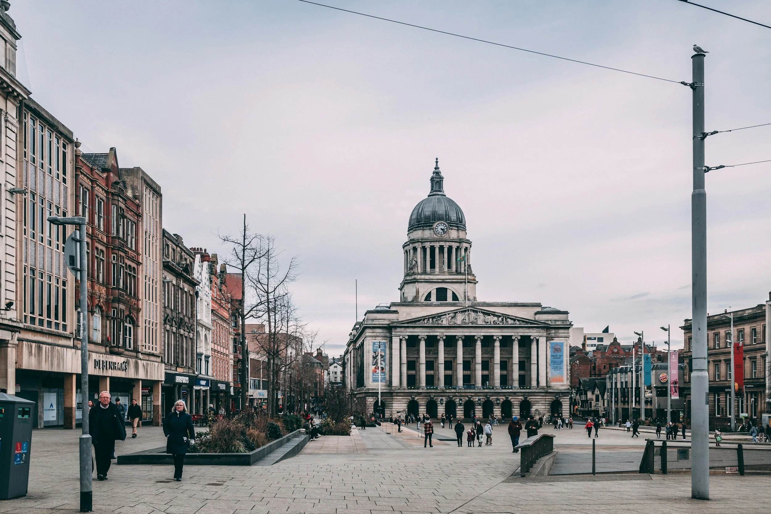 Market Square in Nottingham