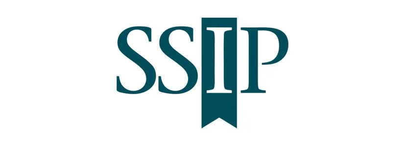 SSIP logo with the letters SSIP and a downward-pointing banner.