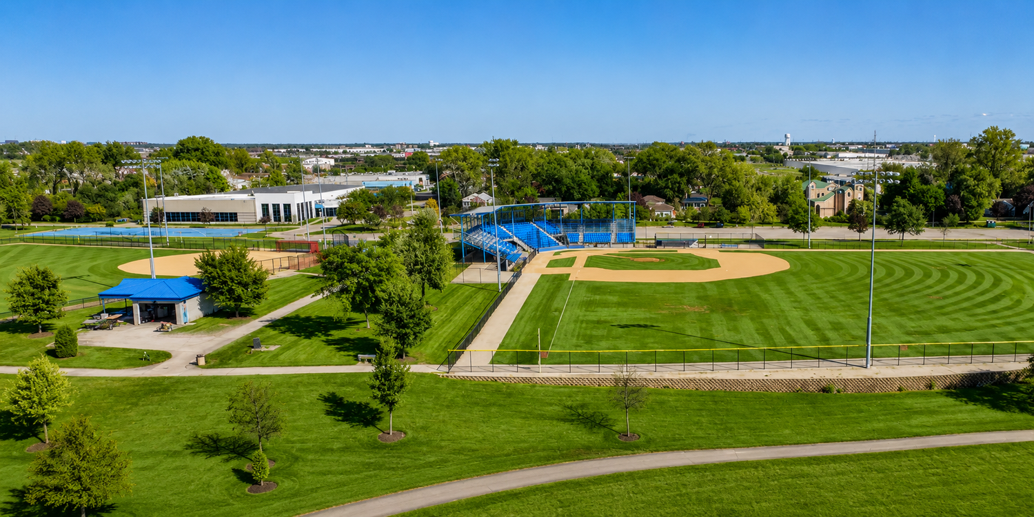 Bensenville Park District sports complex in Bensenville, Illinois