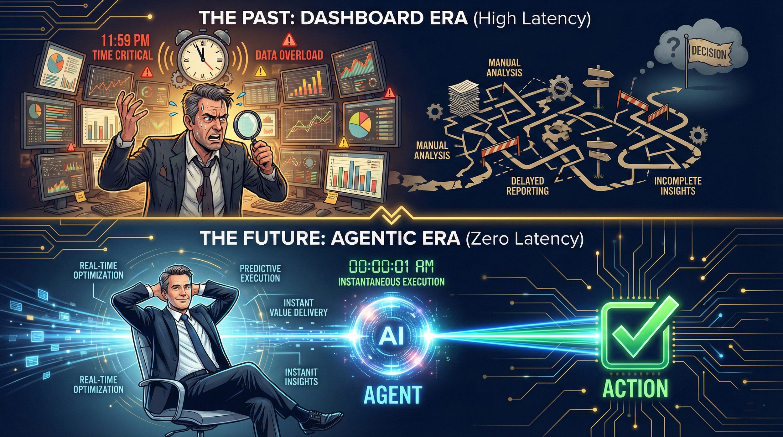 𝗗𝗮𝘀𝗵𝗯𝗼𝗮𝗿𝗱𝘀 𝗮𝗿𝗲 𝗳𝗼𝗿 𝘁𝗵𝗲 𝗣𝗮𝘀𝘁. 𝗔𝗴𝗲𝗻𝘁𝘀 𝗮𝗿𝗲 𝗳𝗼𝗿 𝘁𝗵𝗲 𝗙𝘂𝘁𝘂𝗿𝗲.