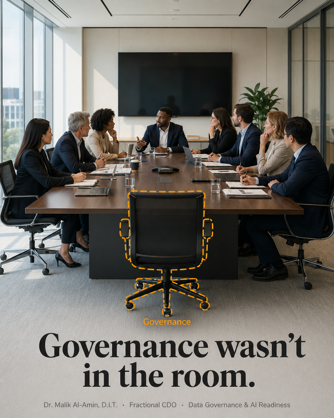 Governance wasn’t in the room
