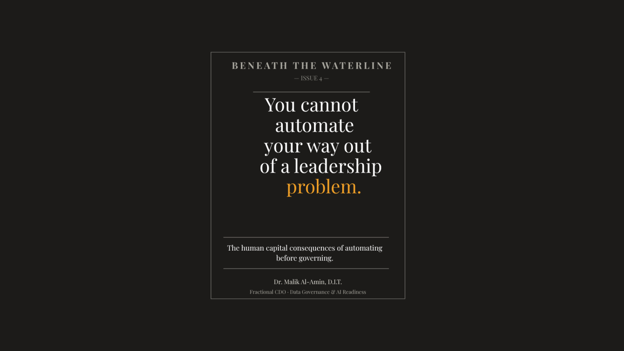 The Leadership Debt Nobody Is Counting