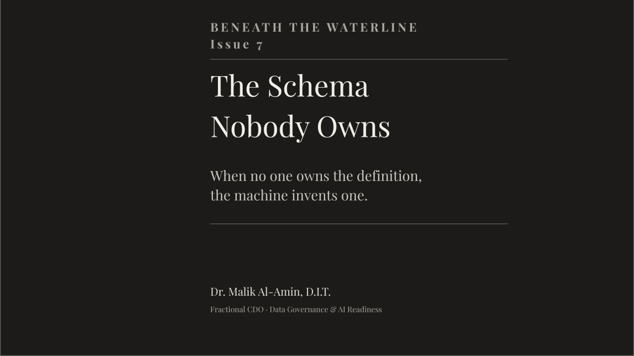 The Schema Nobody Owns