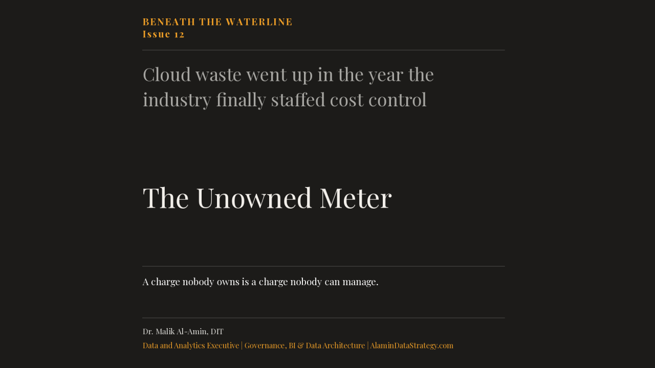 The Unowned Meter